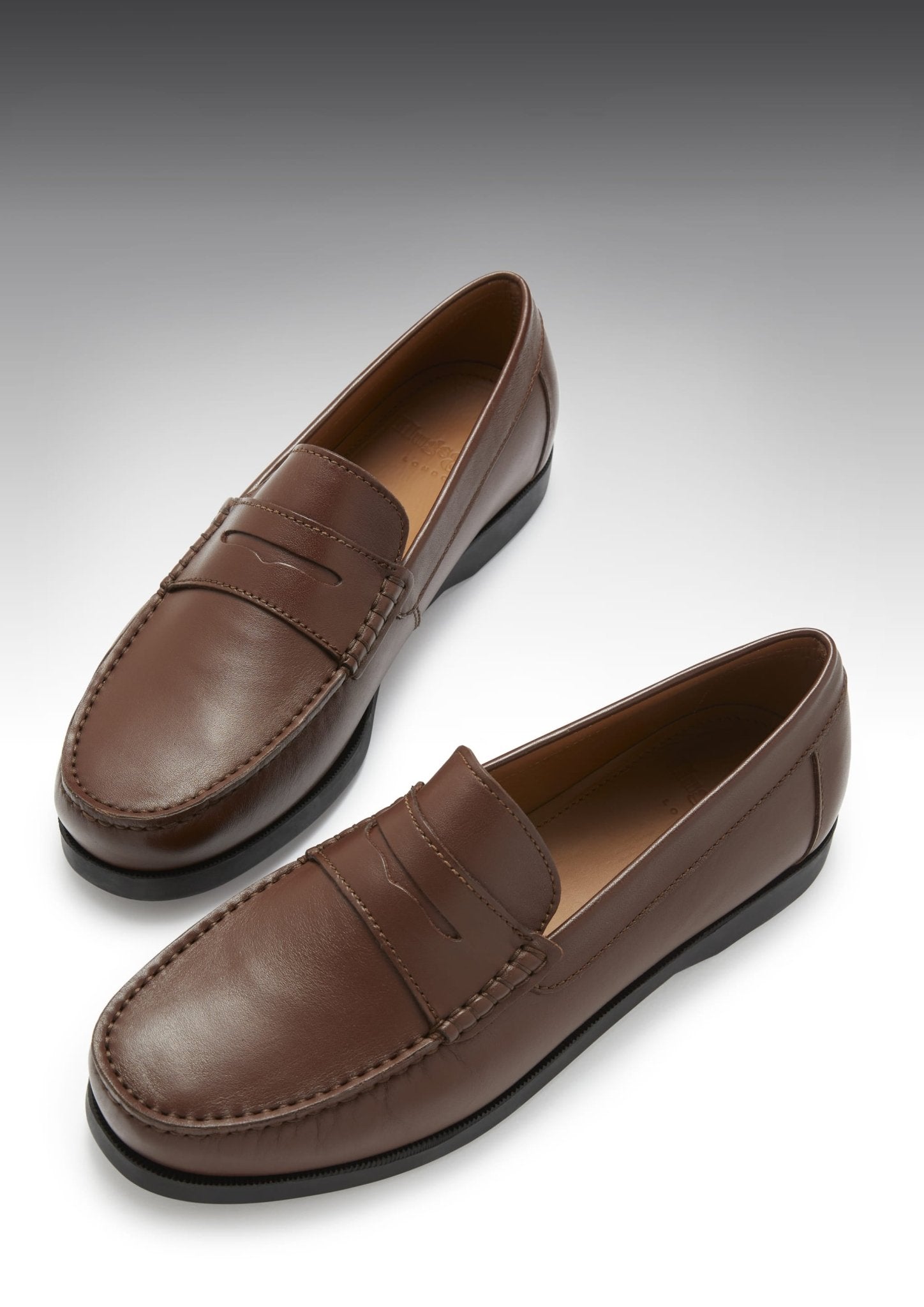 Boat Loafers, brown leather - Hugs & Co.