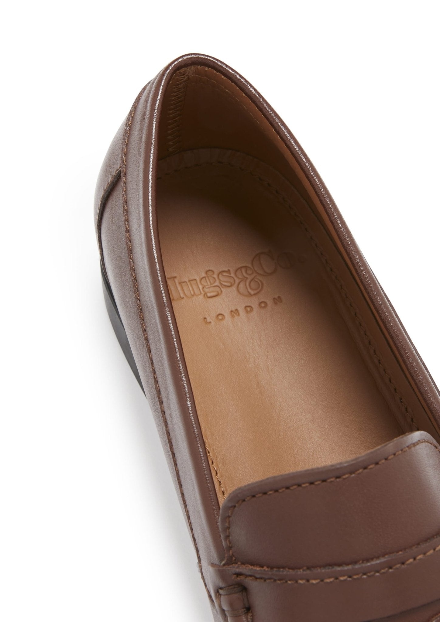 Boat Loafers, brown leather - Hugs & Co.