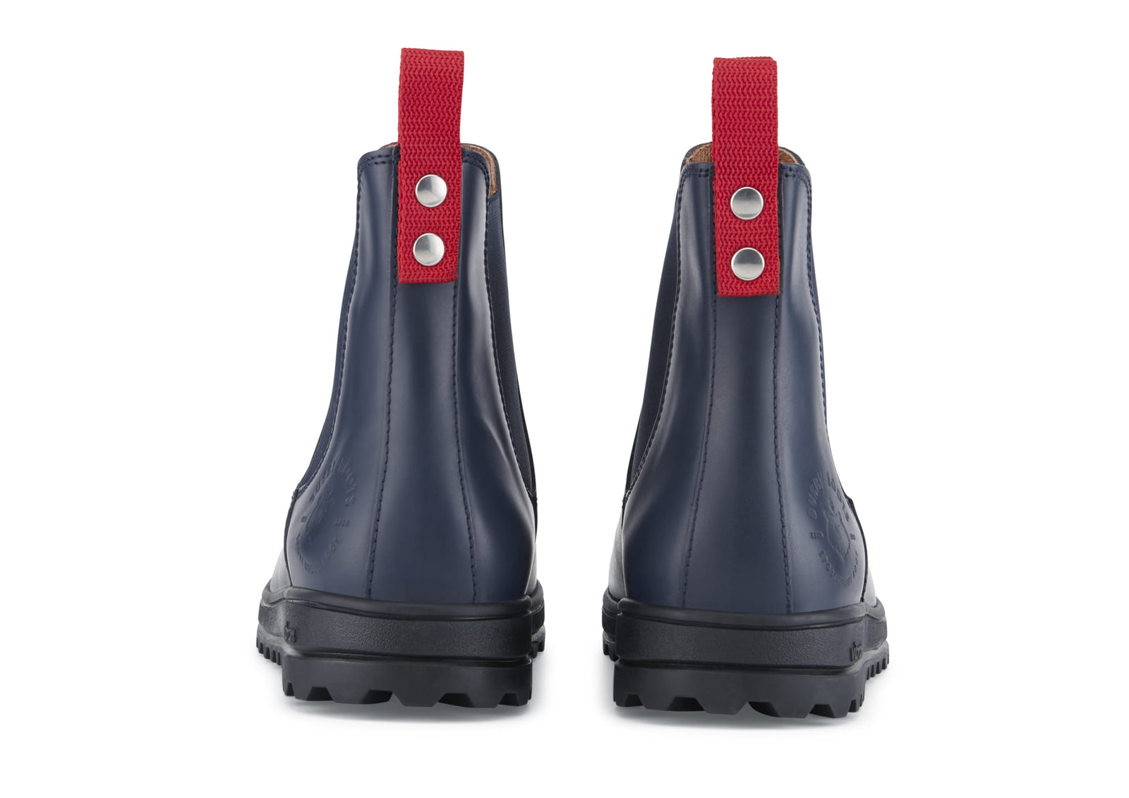 Chelsea-Stiefel aus schwarzem Wildleder, rahmengenähte Ledersohle