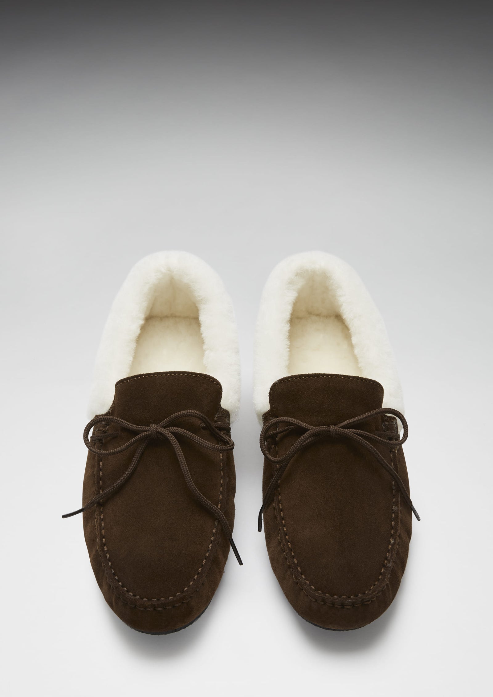 Sheepskin Slippers Brown Suede