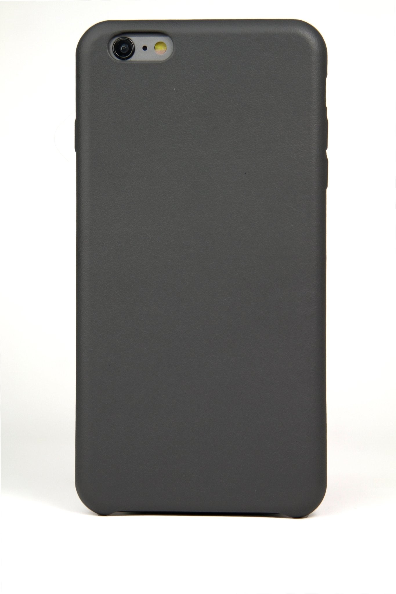 iPhone 6 Plus Case, Grey Leather - Hugs & Co.