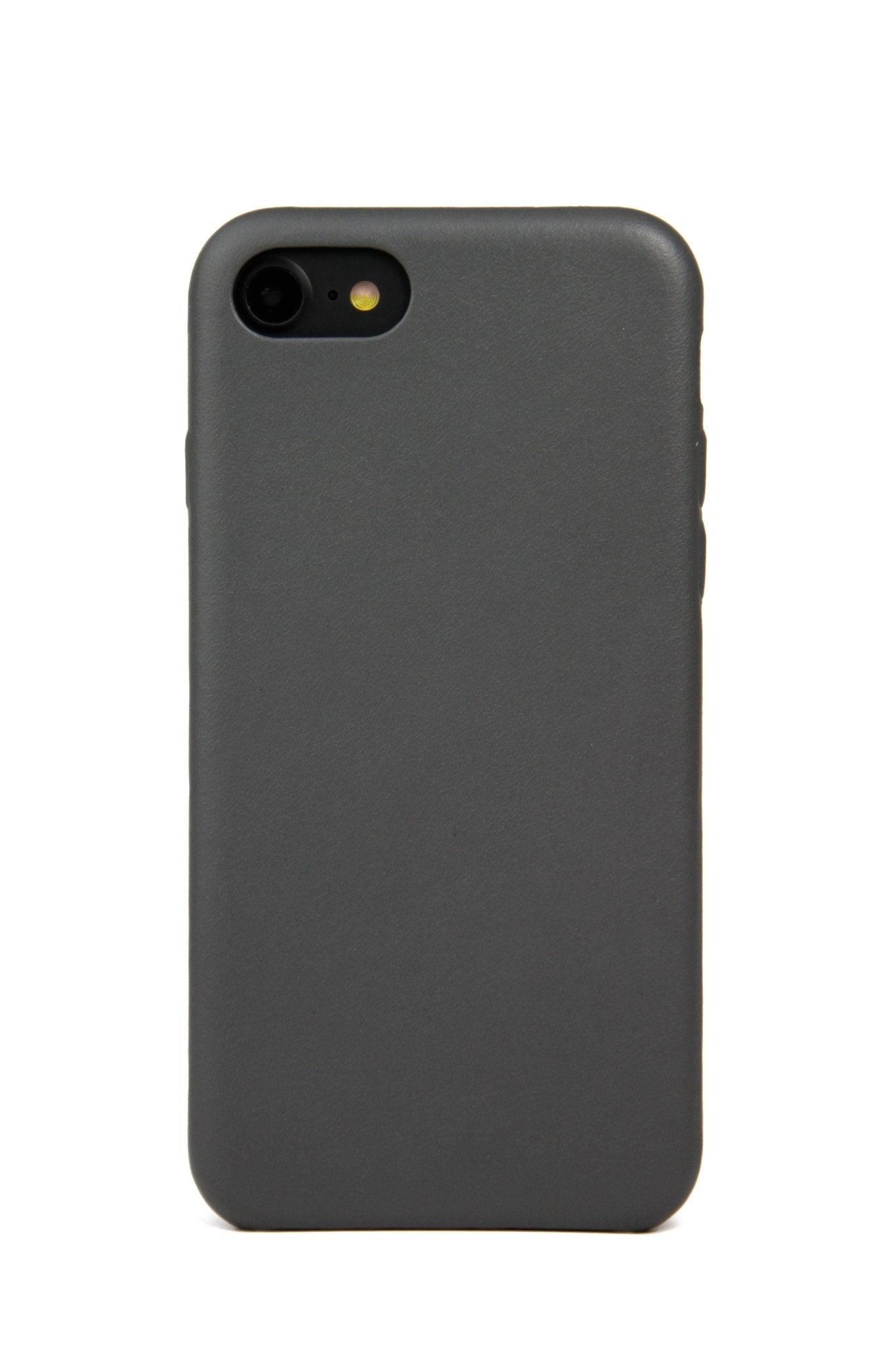 iPhone 7/8 Case, Grey Leather - Hugs & Co.