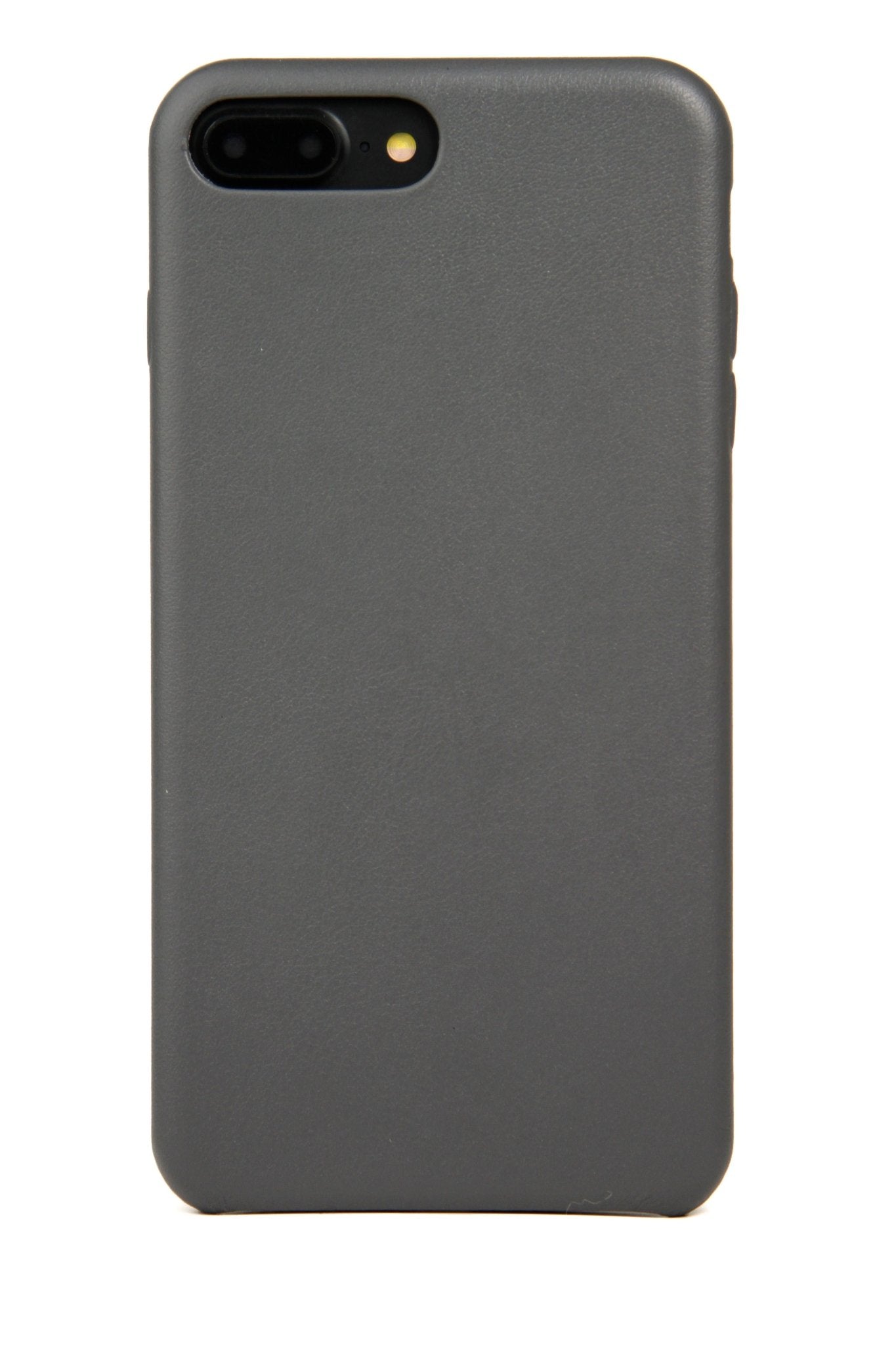 iPhone 7/8 Plus Case, Grey Leather - Hugs & Co.