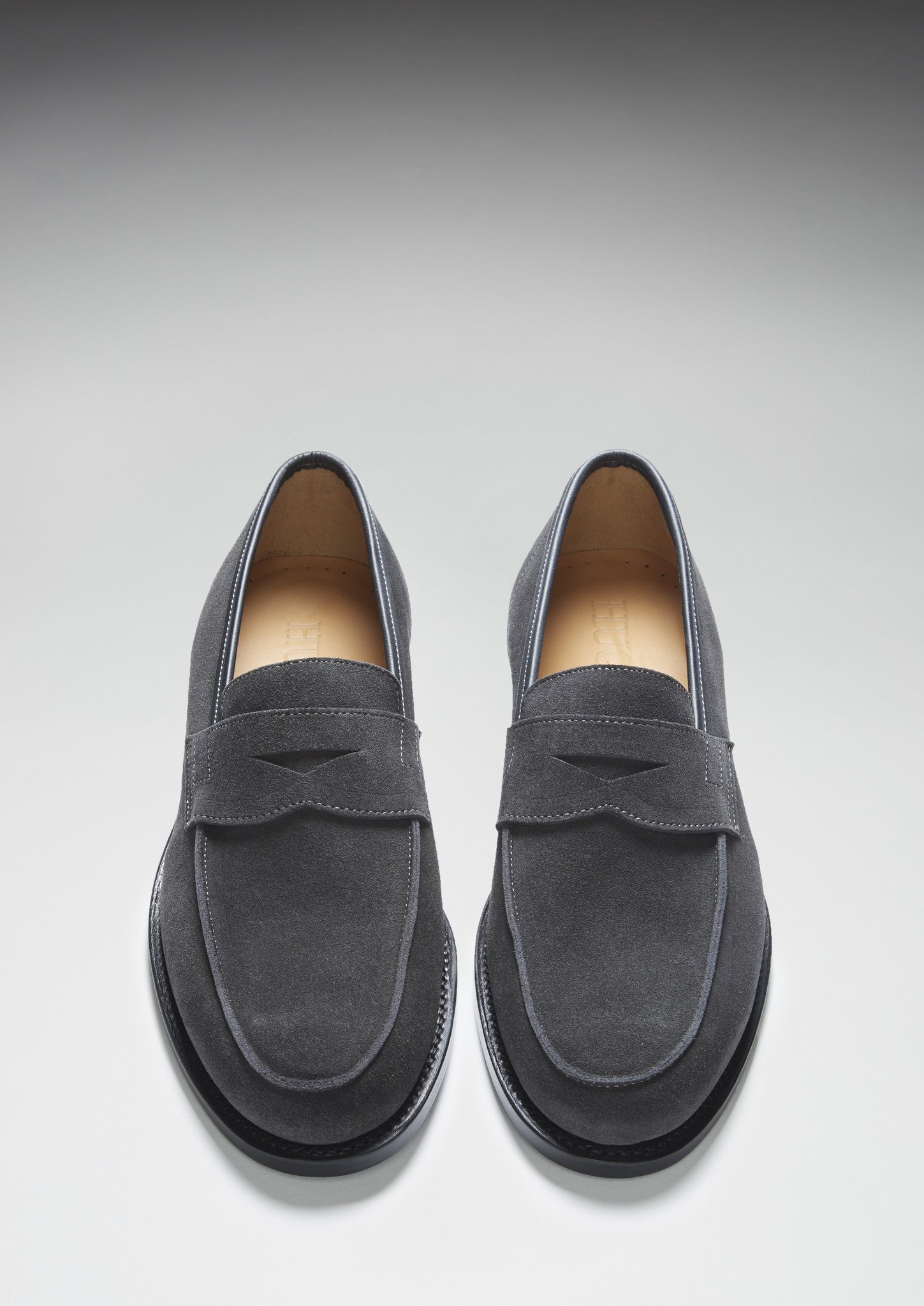 Penny Loafer Grey Suede