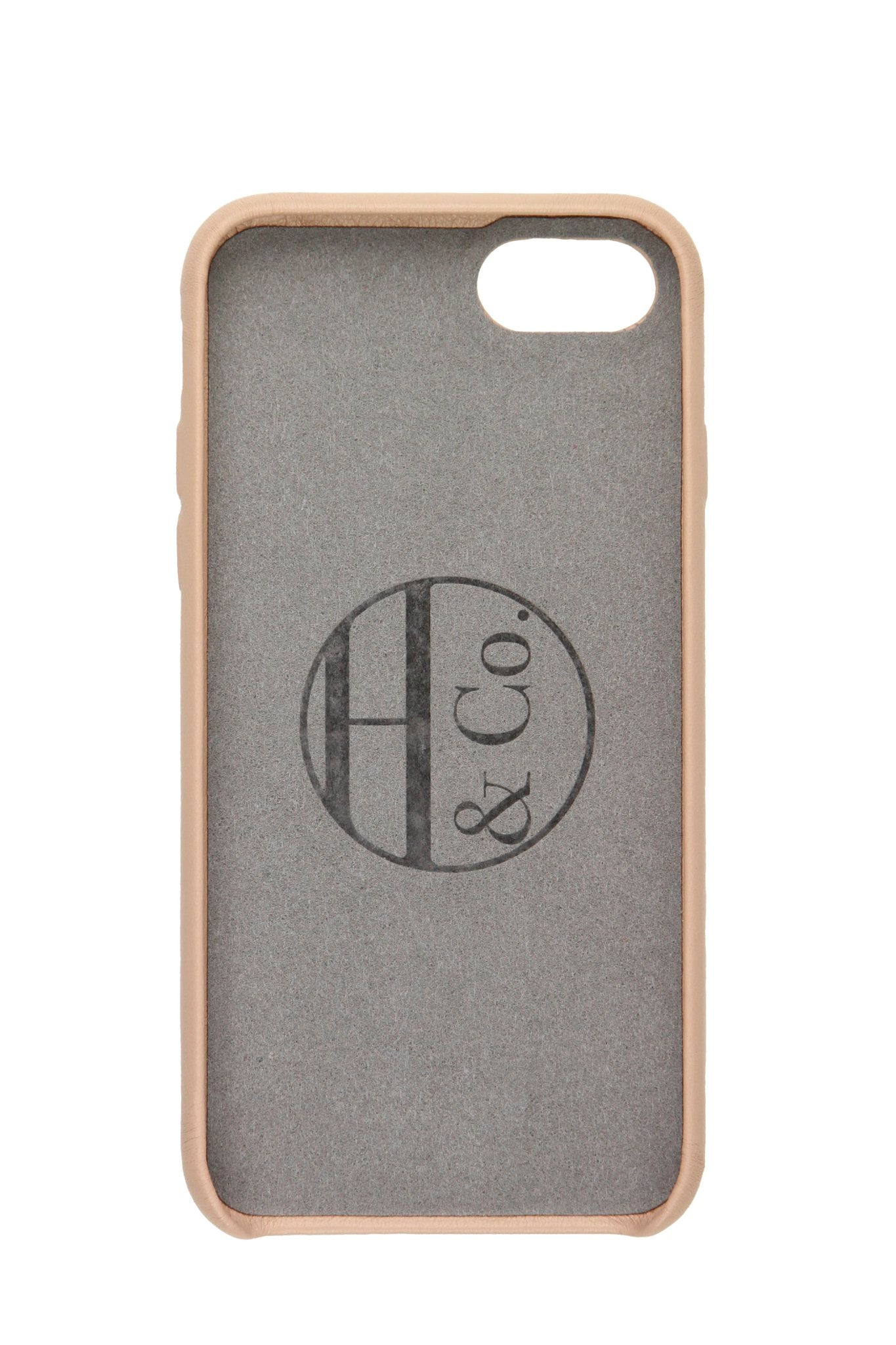 iPhone 7/8 Case, Pink Leather - Hugs & Co.