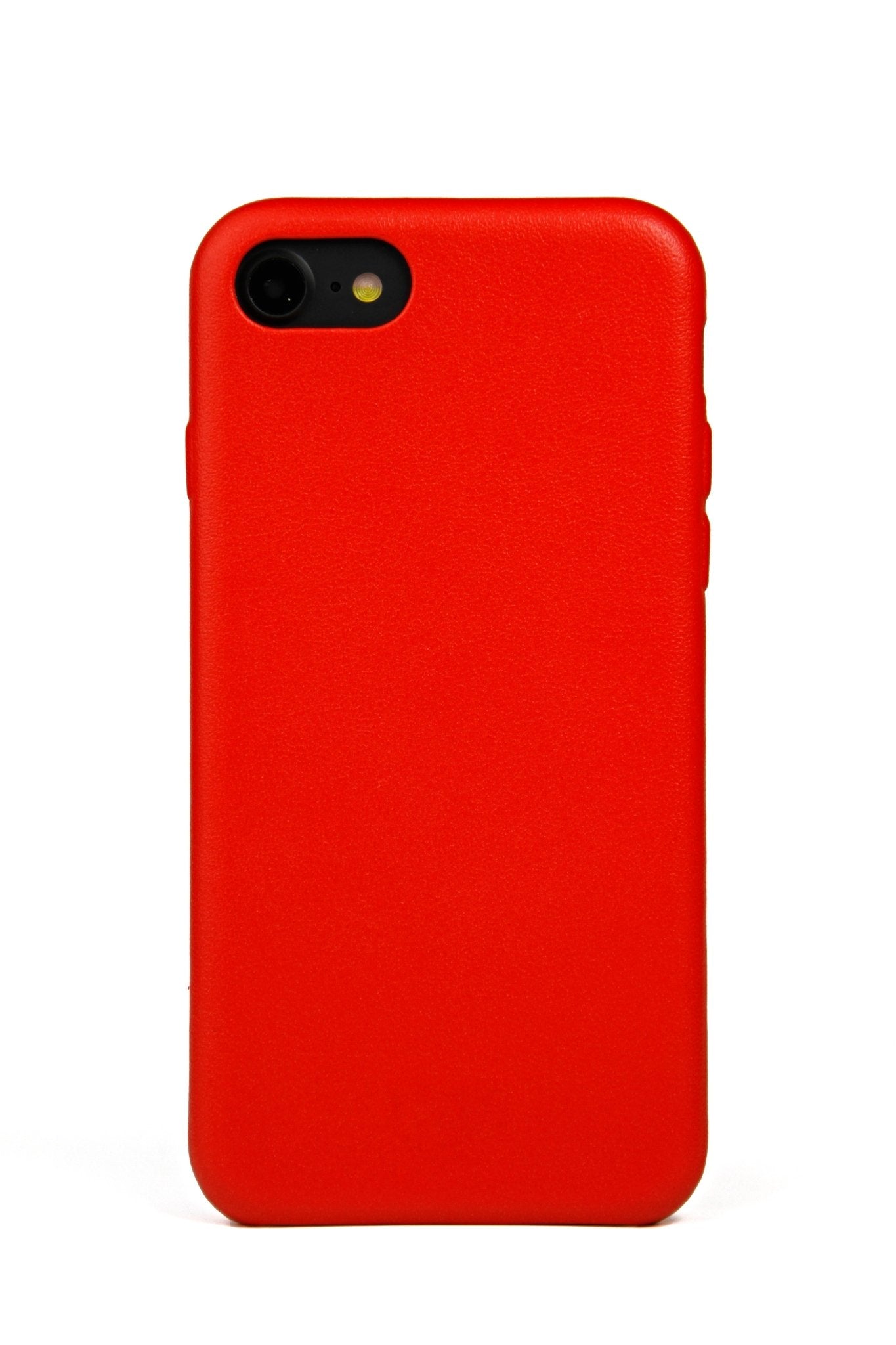 iPhone 7/8 Case, Red Leather - Hugs & Co.