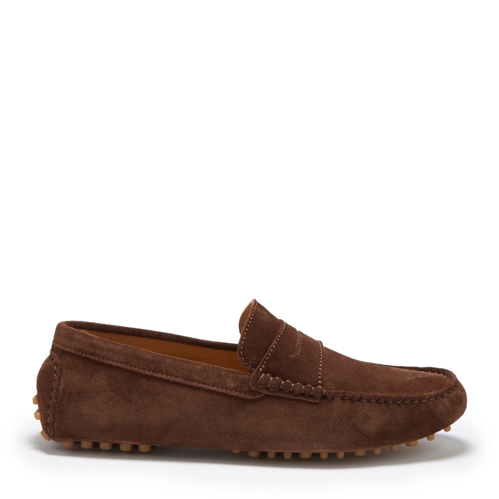 Penny Driving Loafers, brown suede - Hugs & Co.
