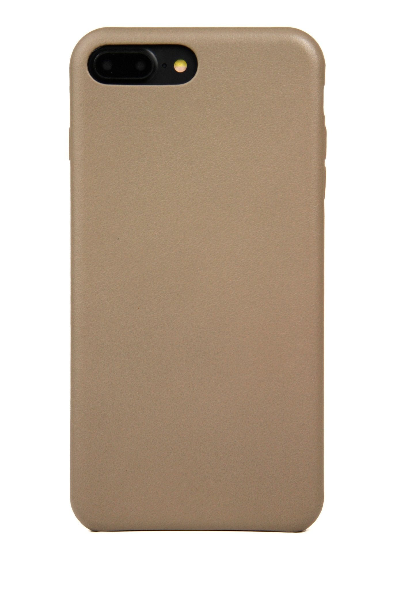 iPhone 7/8 Plus Case, Taupe Leather - Hugs & Co.