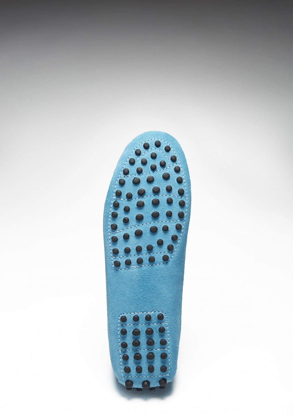 Women's Penny Driving Loafers, turquoise suede - Hugs & Co.