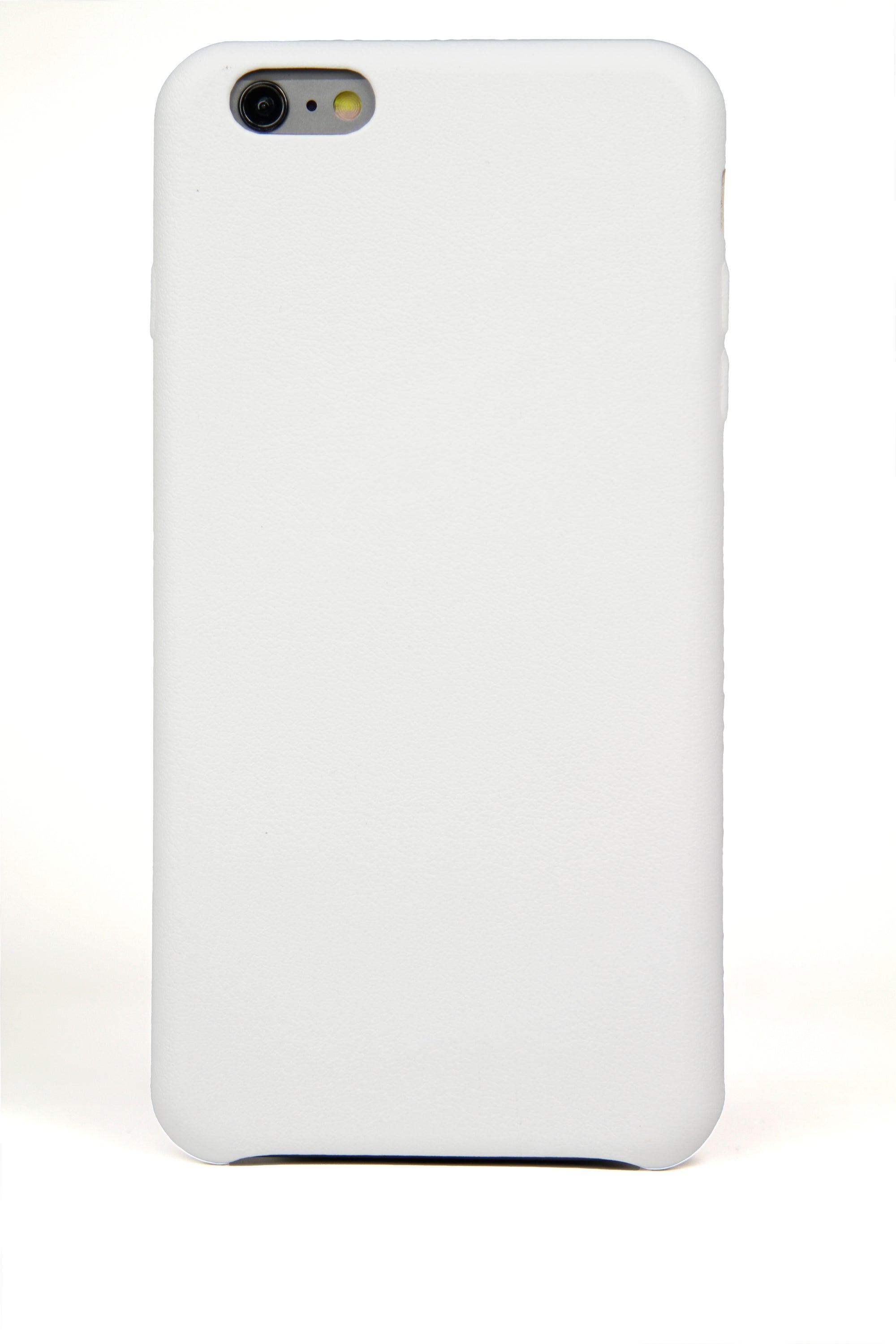 iPhone 6 Plus Case, White Leather