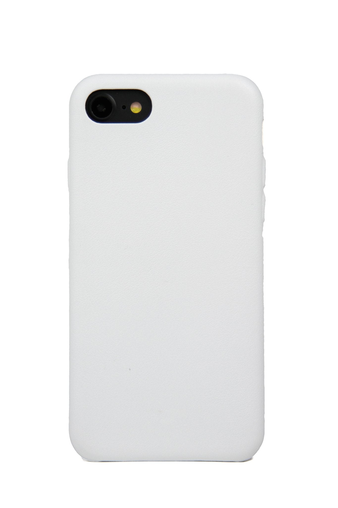iPhone 7/8 Case, White Leather - Hugs & Co.