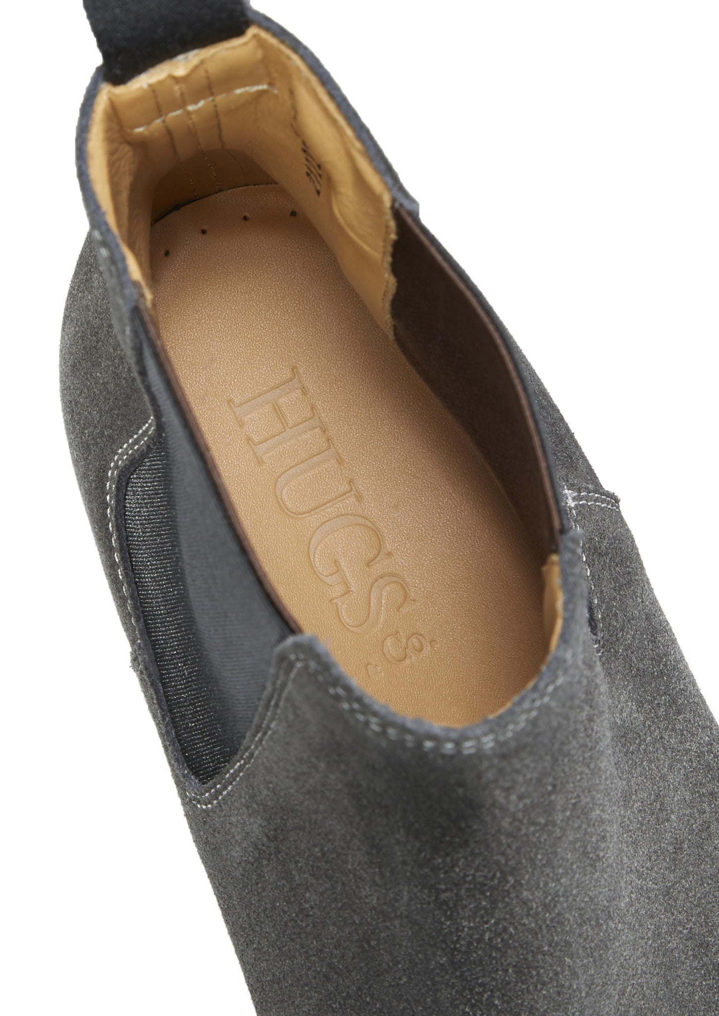 grey suede chelsea boots