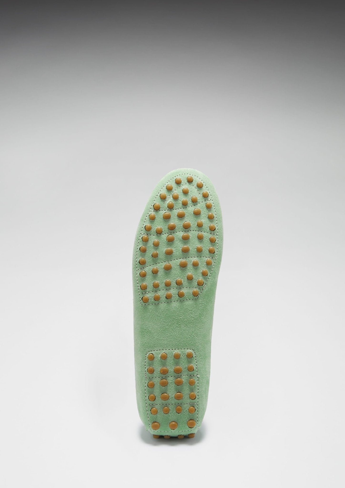 Women's Penny Driving Loafers, lagoon green suede - Hugs & Co.
