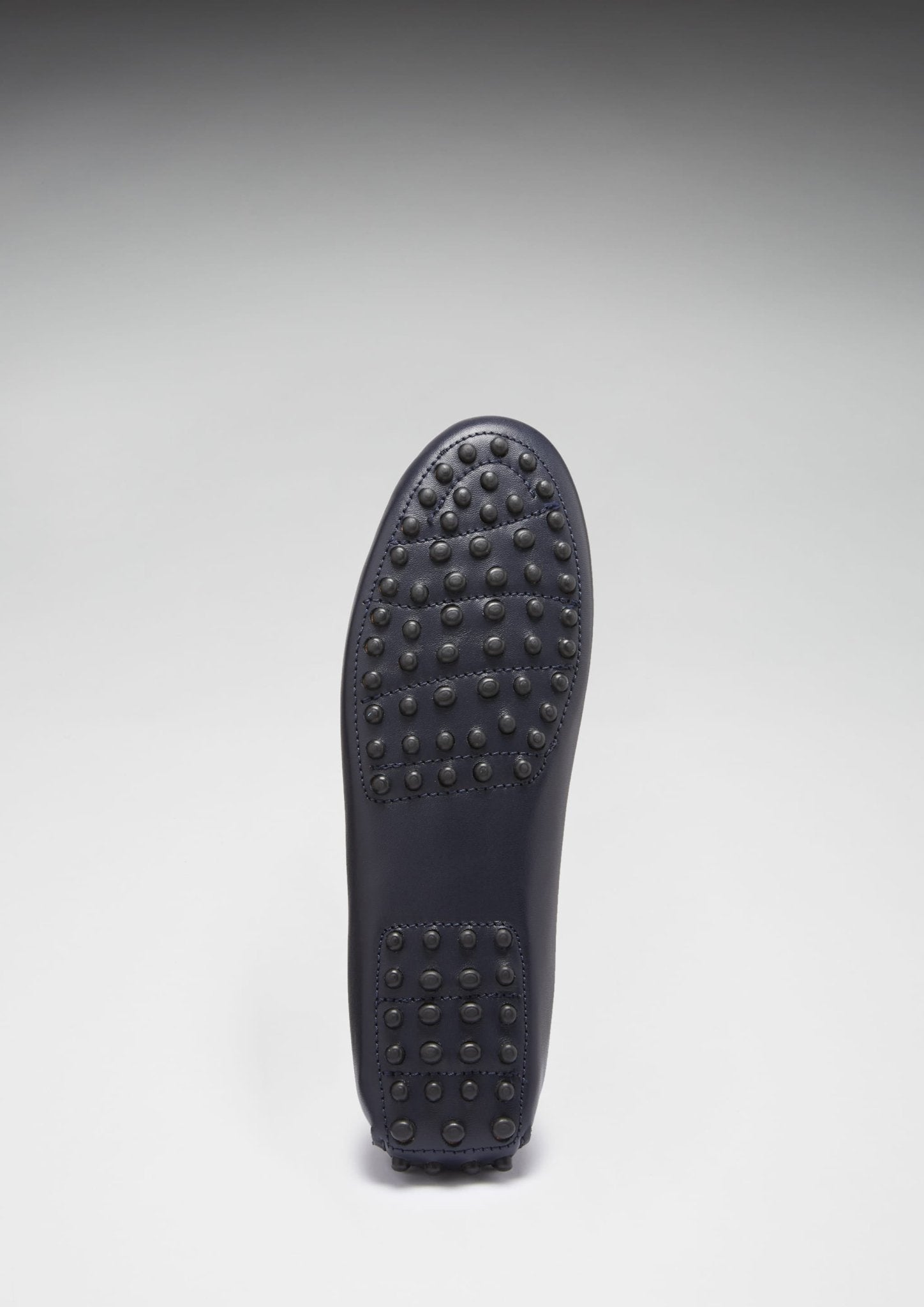 Women's Penny Driving Loafers, navy blue leather - Hugs & Co.