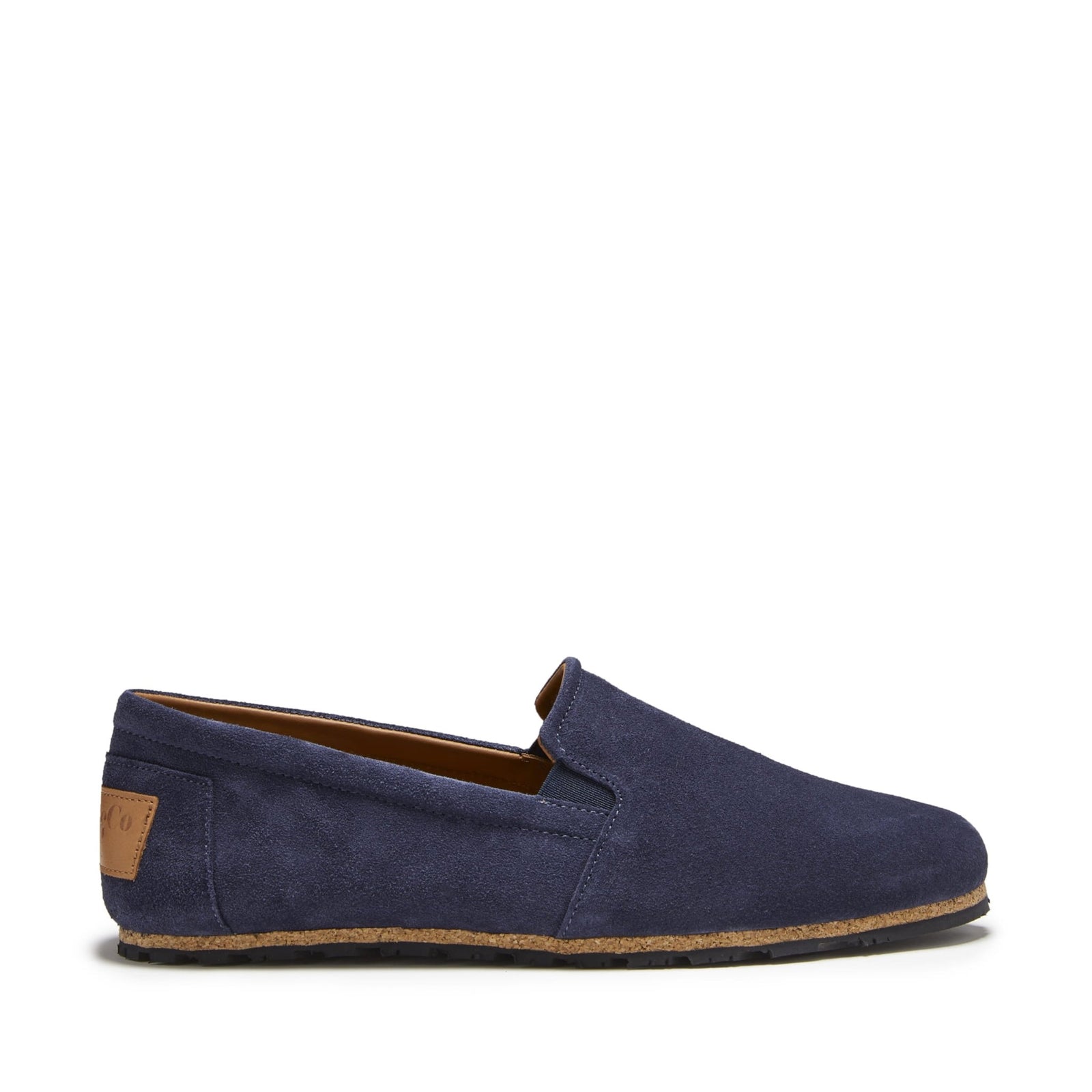 Tyre Sole Espadrilles, navy blue suede - Hugs & Co.