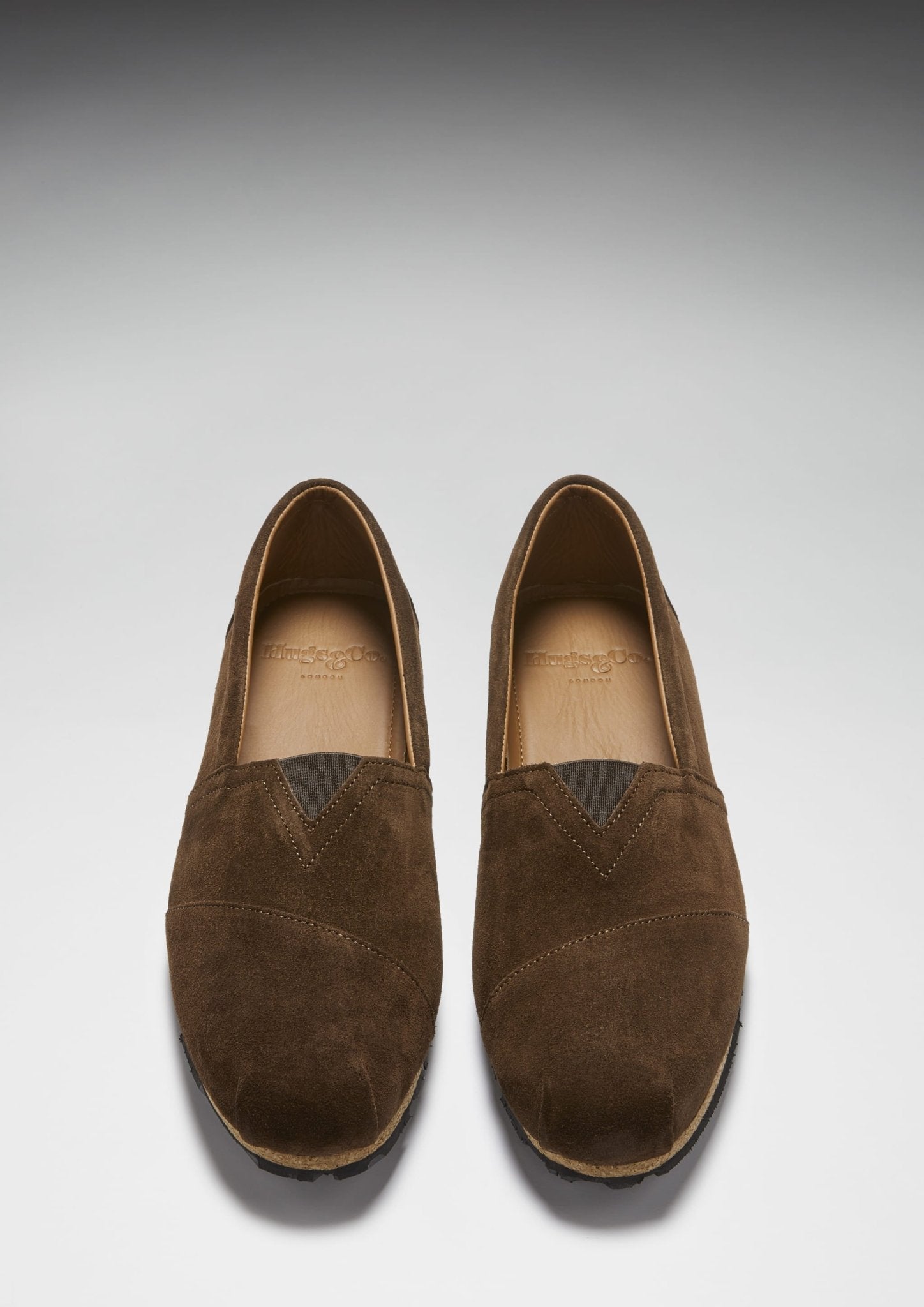 Tyre Sole Espadrilles, brown suede - Hugs & Co.