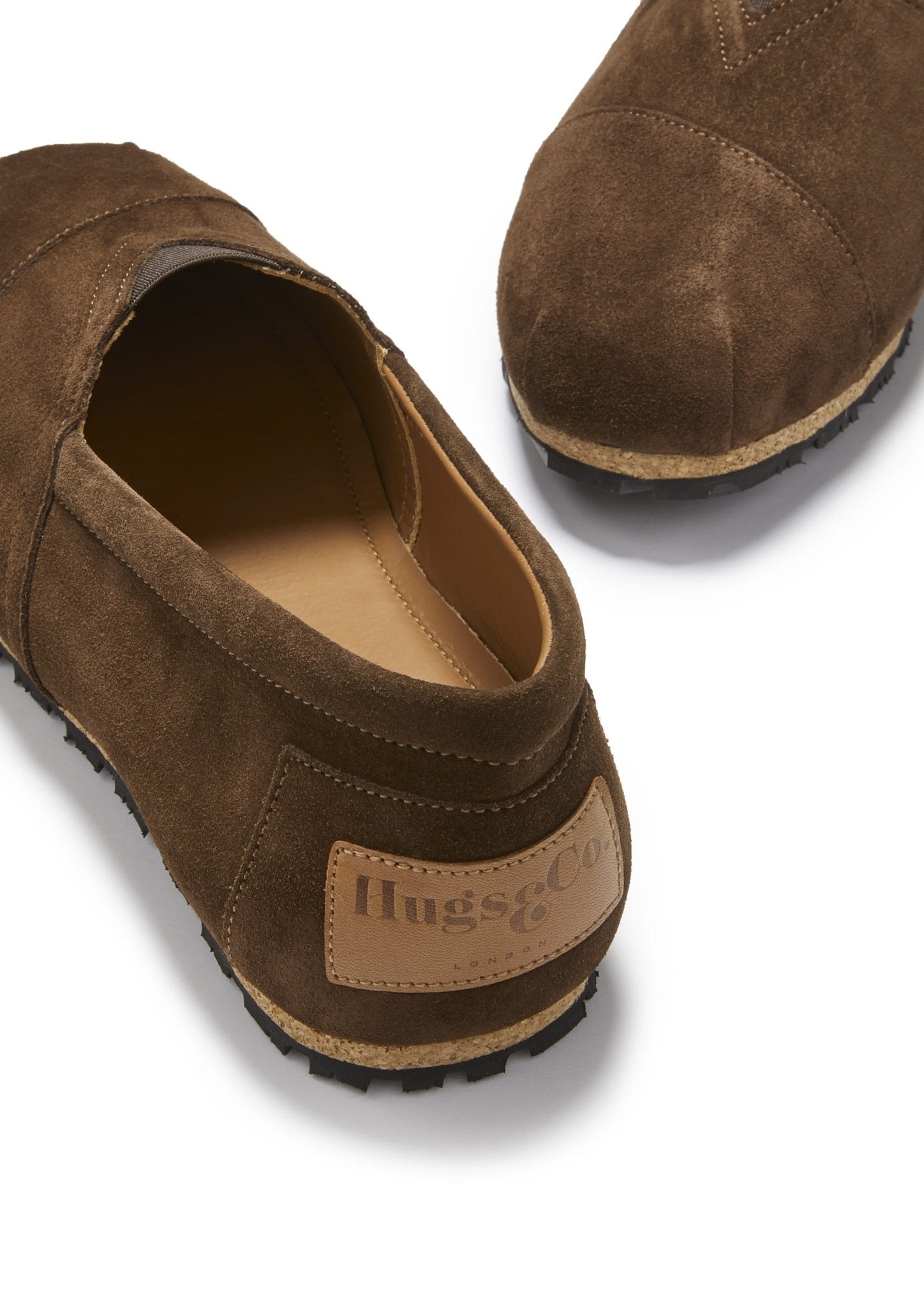 Tyre Sole Espadrilles, brown suede - Hugs & Co.