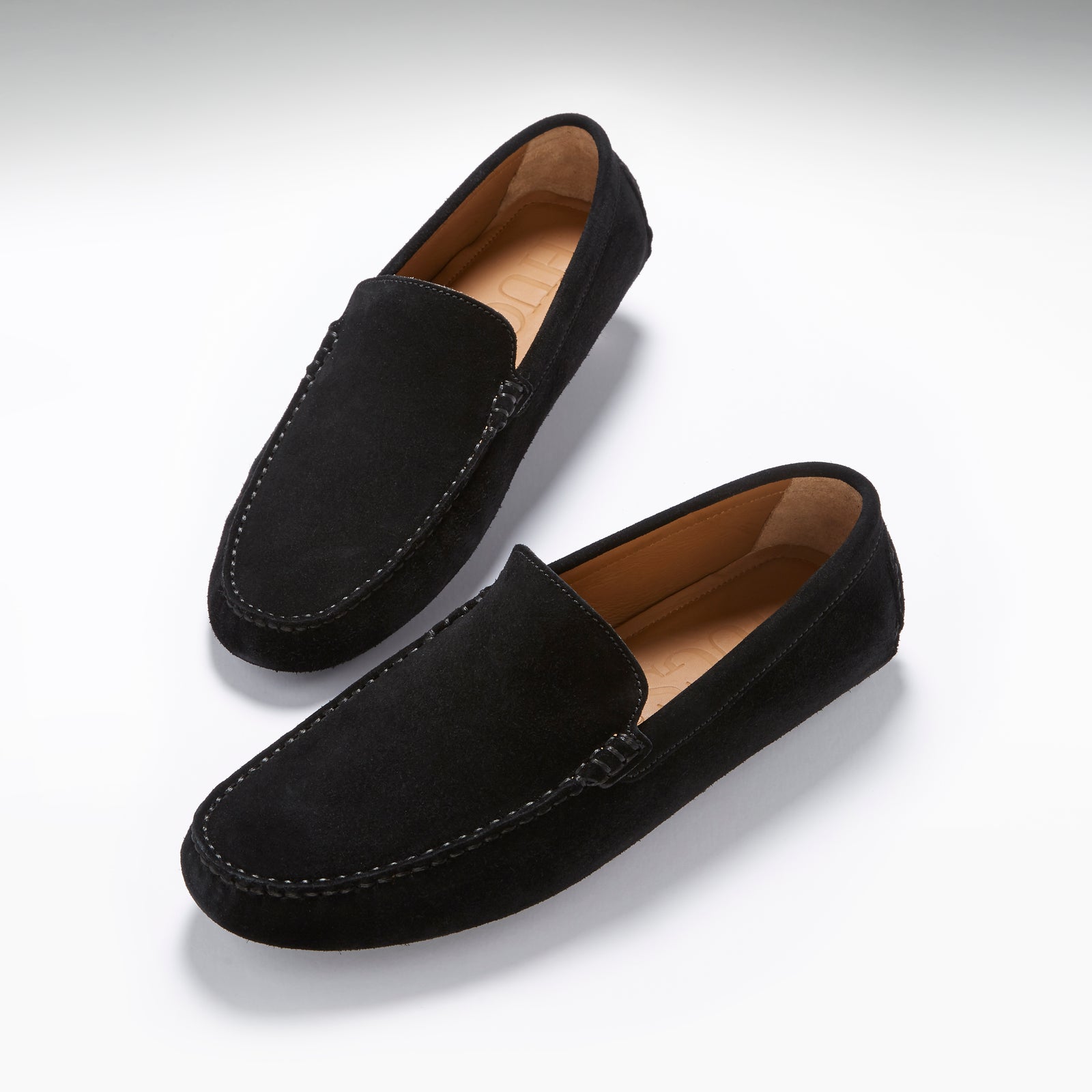 Driving Loafers Black Suede