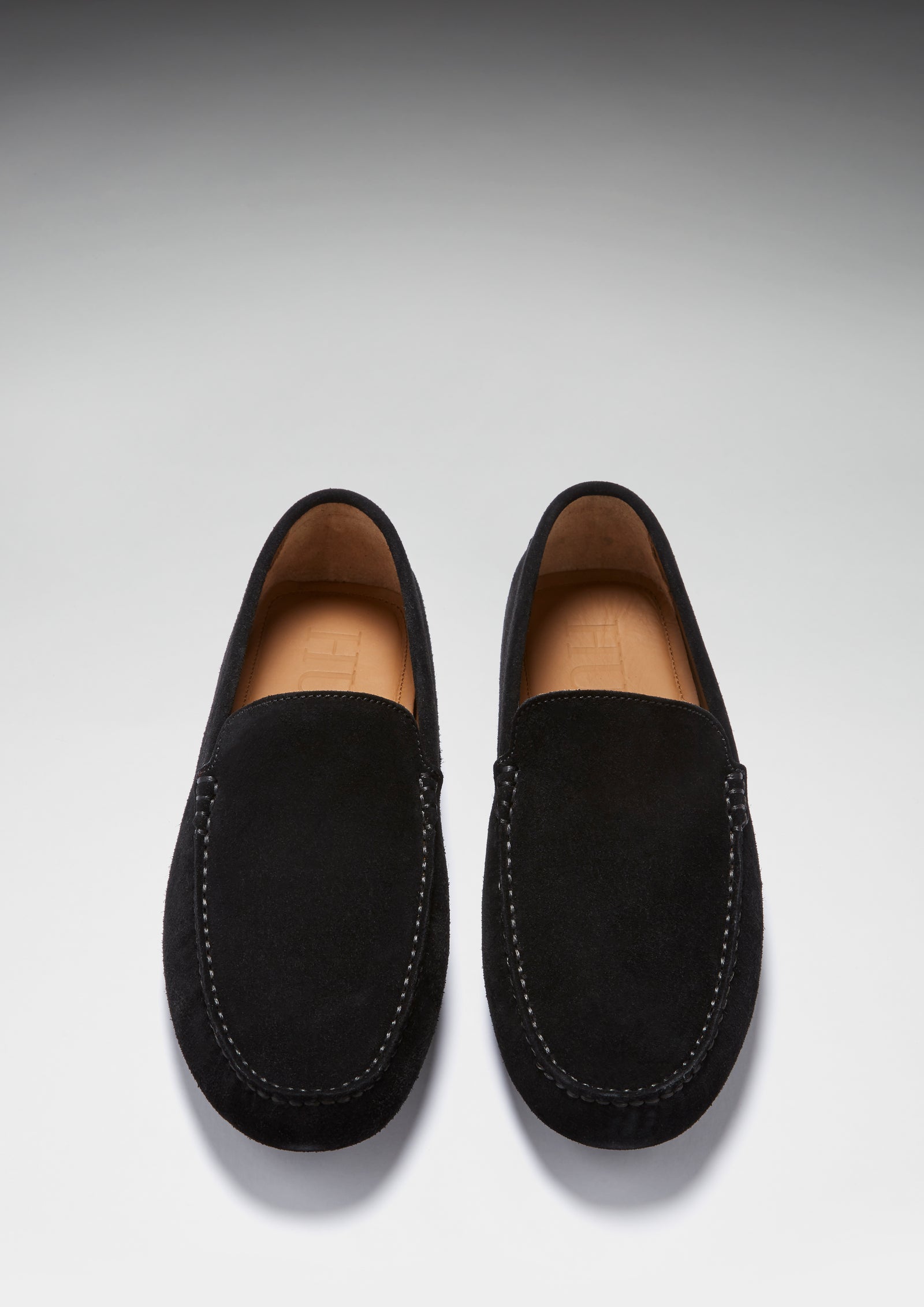 Driving Loafers Black Suede