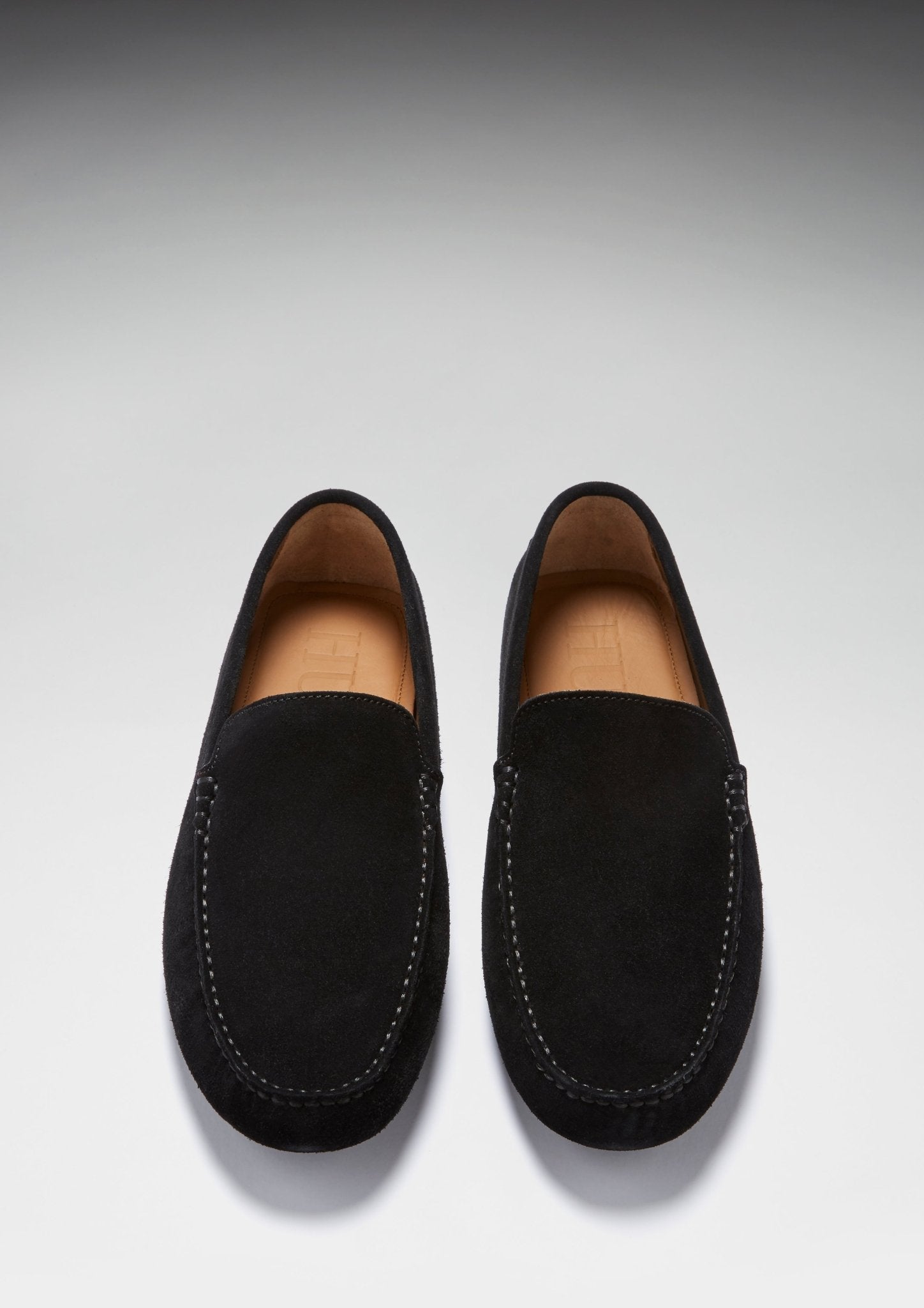 Driving Loafers Black Suede