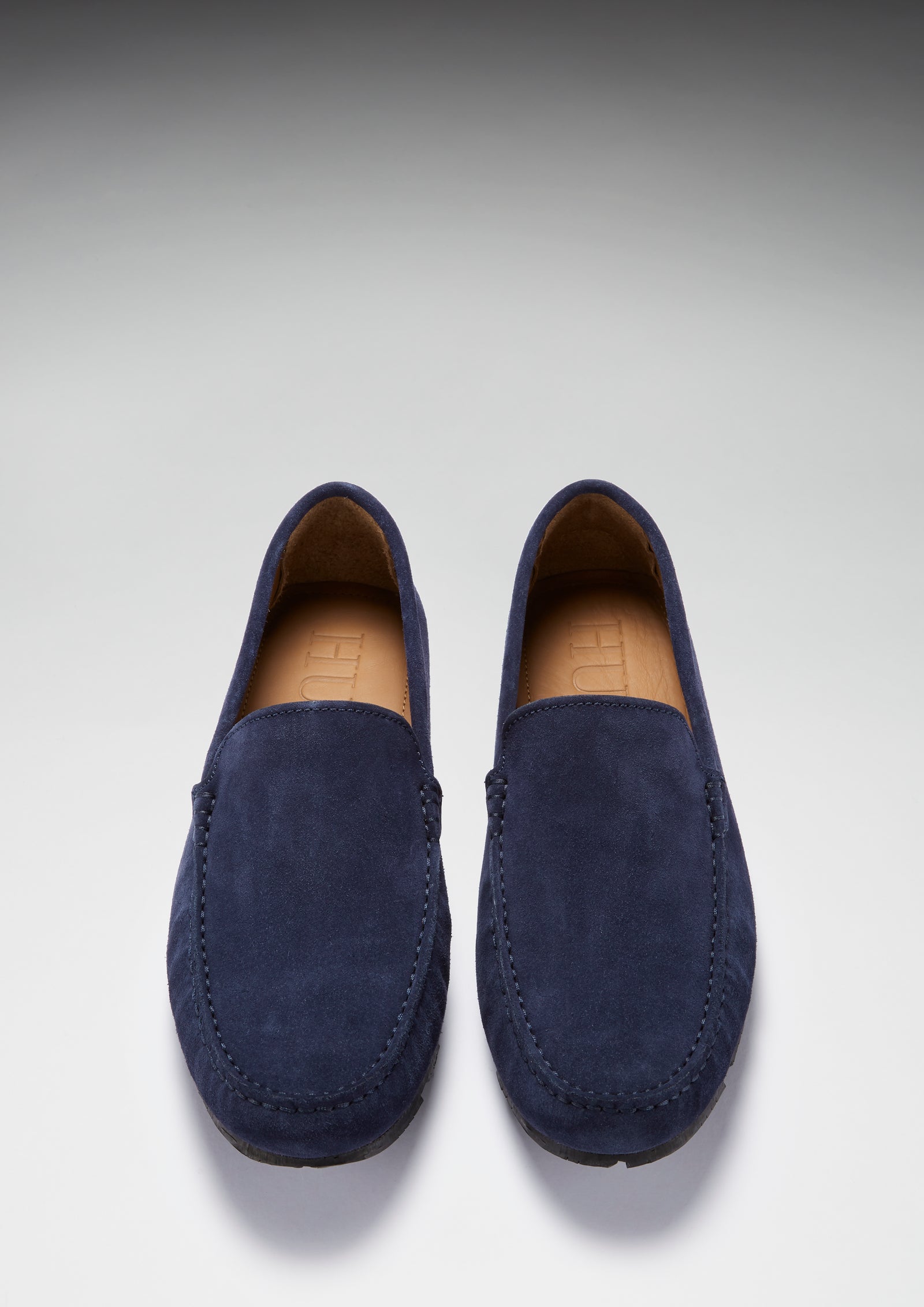 Tire Sole Driving Loafer, marineblaues Wildleder
