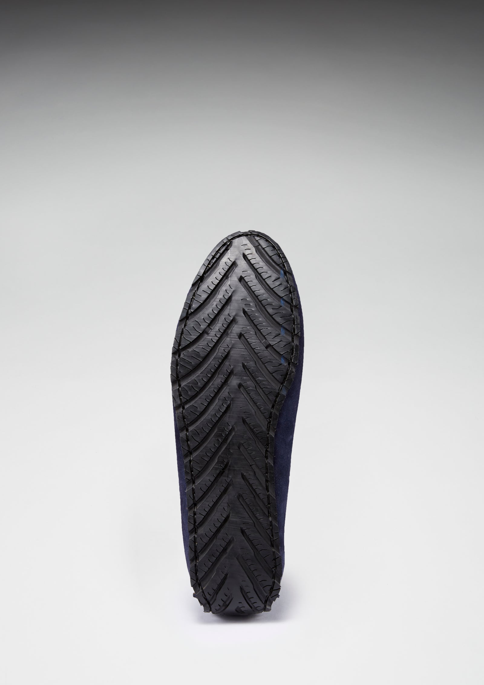 Tire Sole Driving Loafer, marineblaues Wildleder