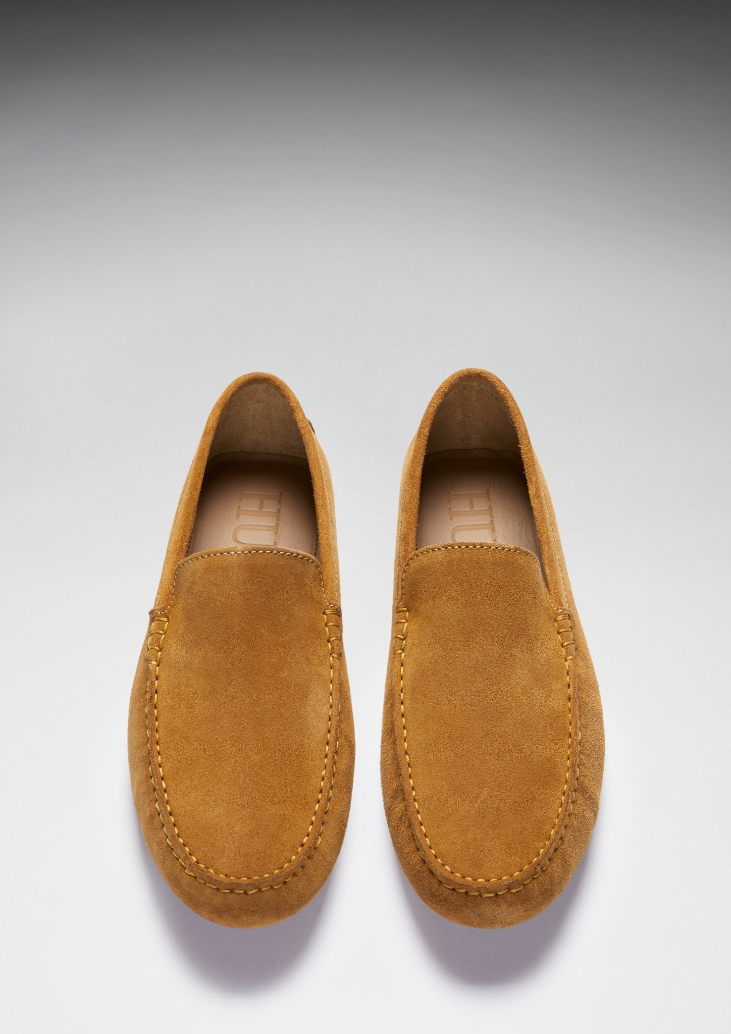 Driving Loafers, tobacco suede - Hugs & Co.