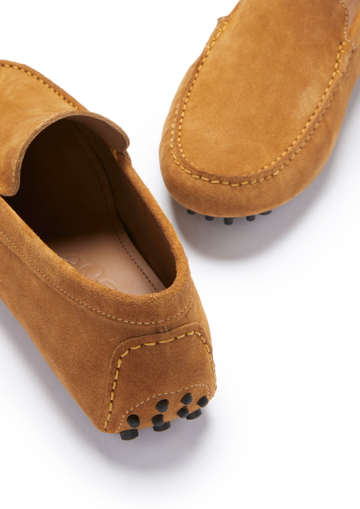 Driving Loafers, tobacco suede - Hugs & Co.