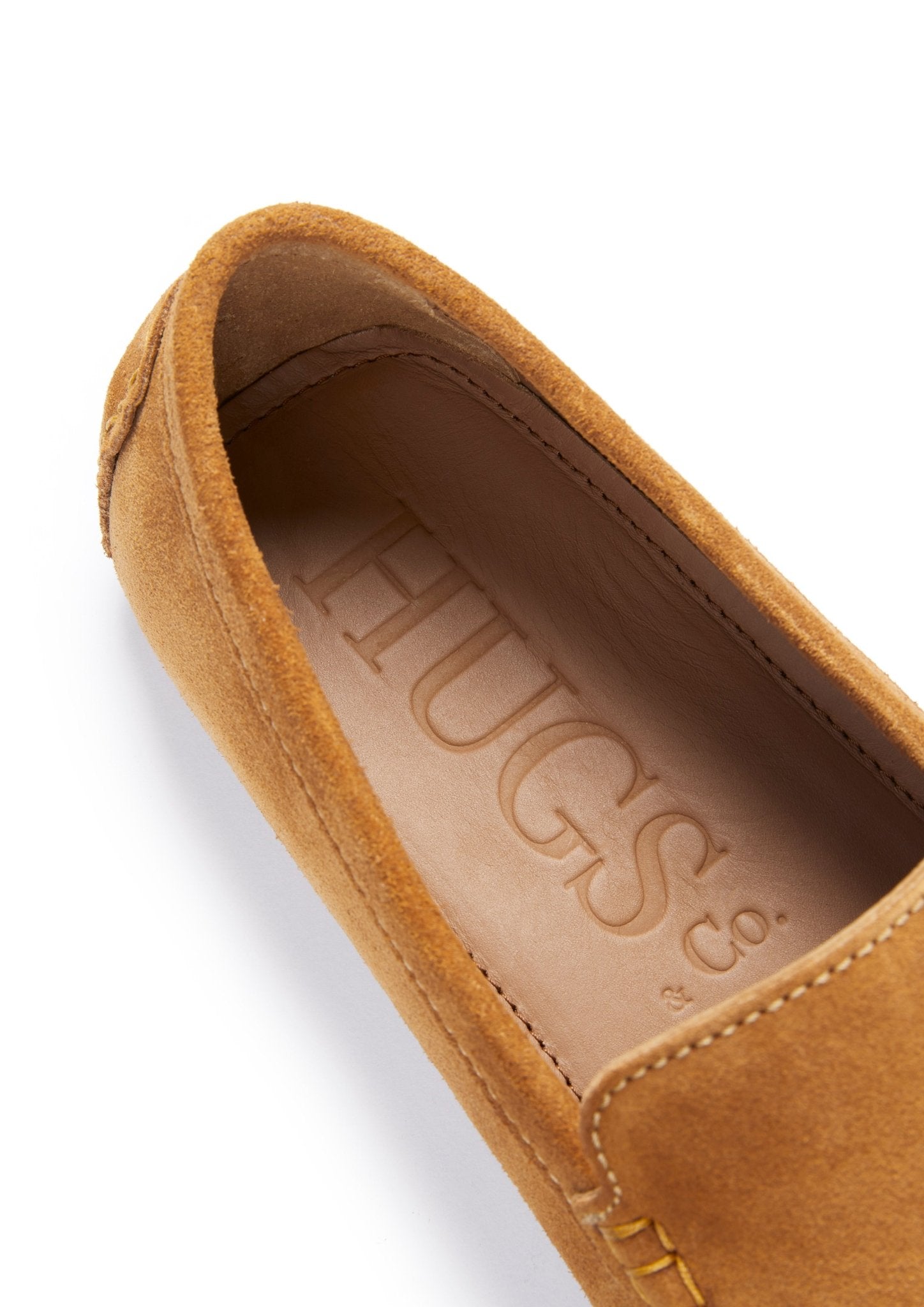 Driving Loafers, tobacco suede - Hugs & Co.