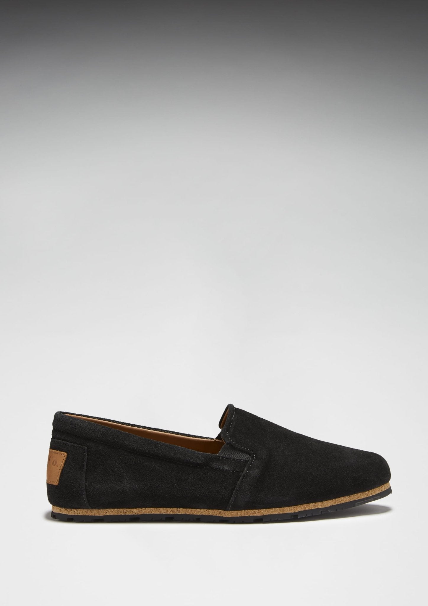 Tyre Sole Espadrilles, black suede - Hugs & Co.
