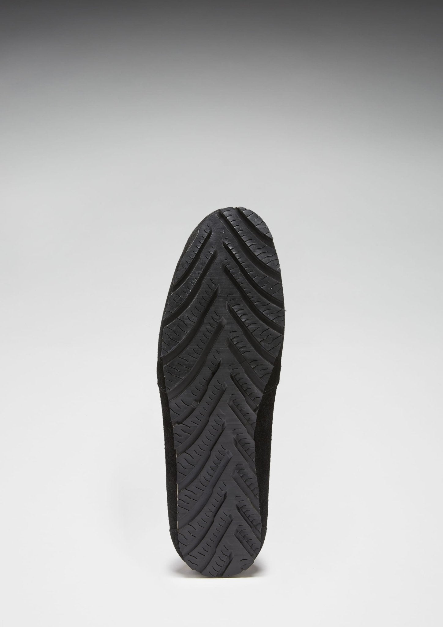 Tyre Sole Espadrilles, black suede - Hugs & Co.