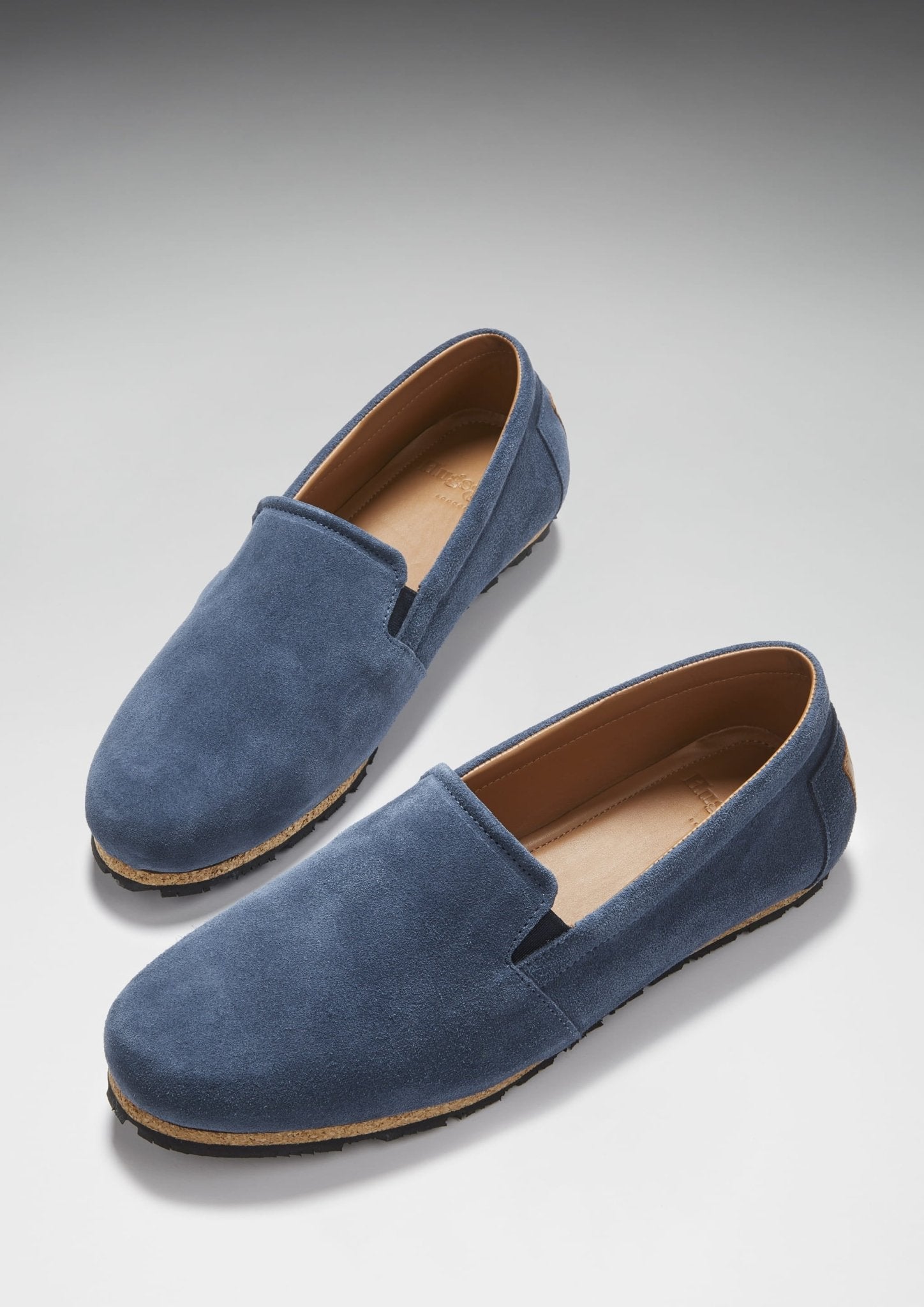 Tyre Sole Espadrilles, denim blue suede - Hugs & Co.