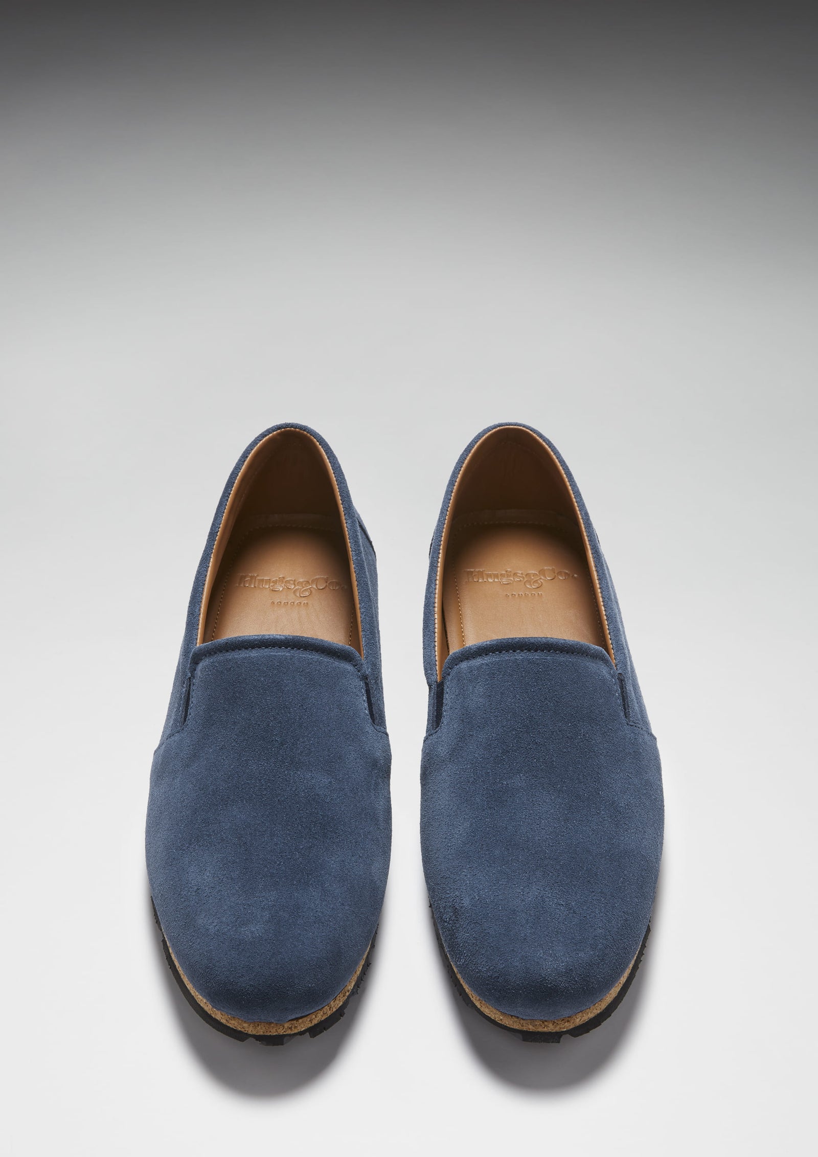 Tire Sole Espadrilles, denimblaues Wildleder