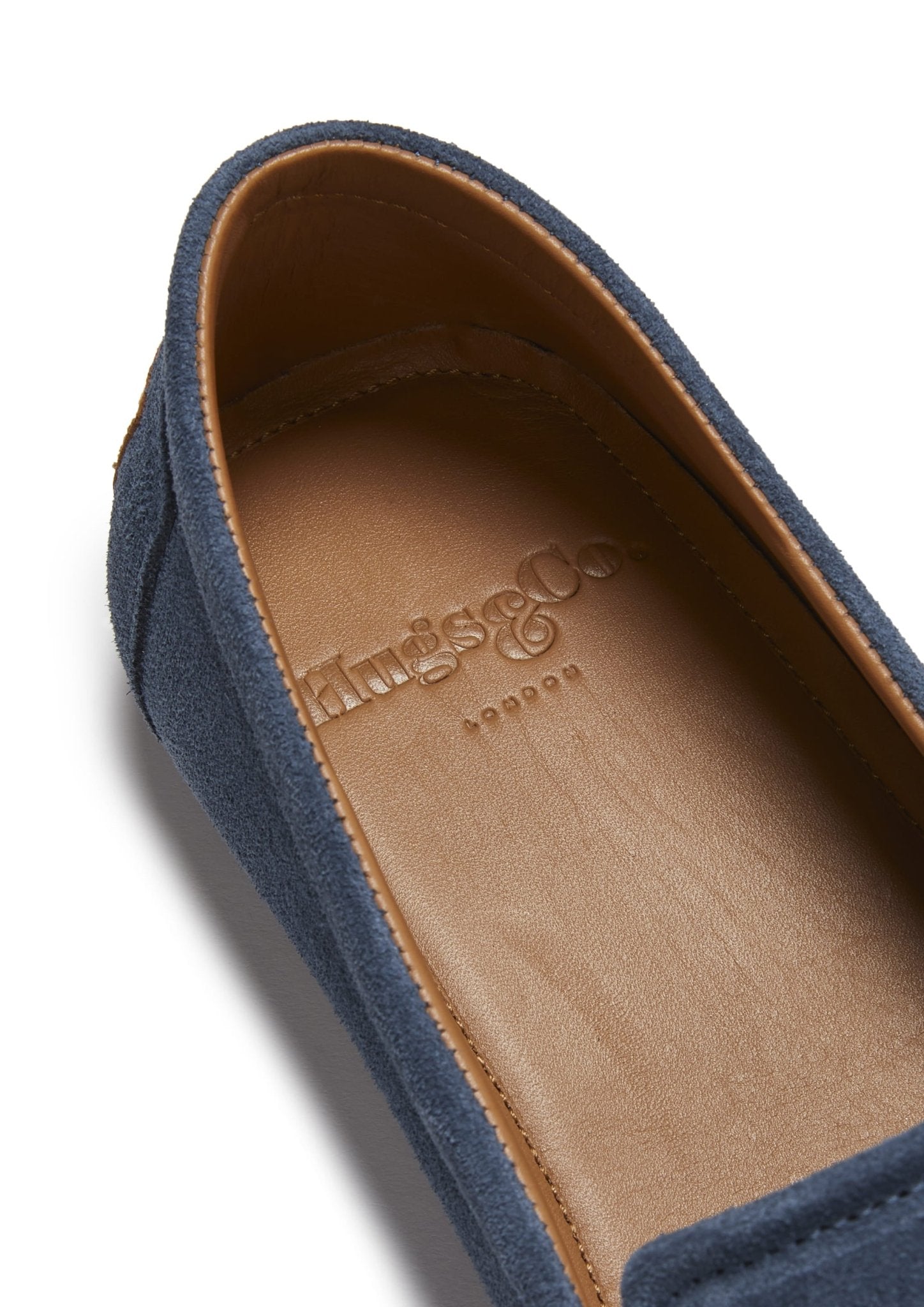 Tyre Sole Espadrilles, denim blue suede - Hugs & Co.