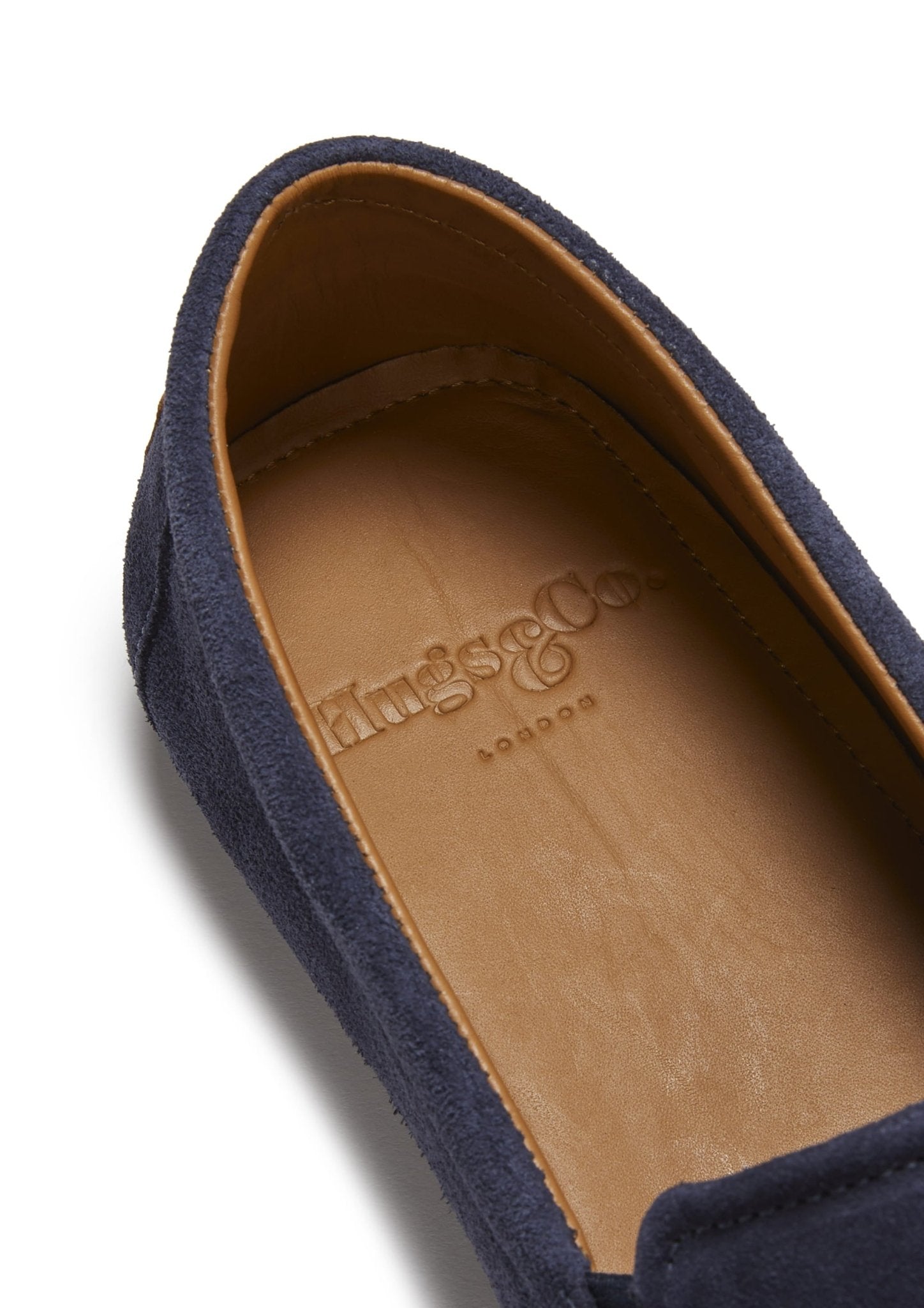 Tyre Sole Espadrilles, navy blue suede - Hugs & Co.
