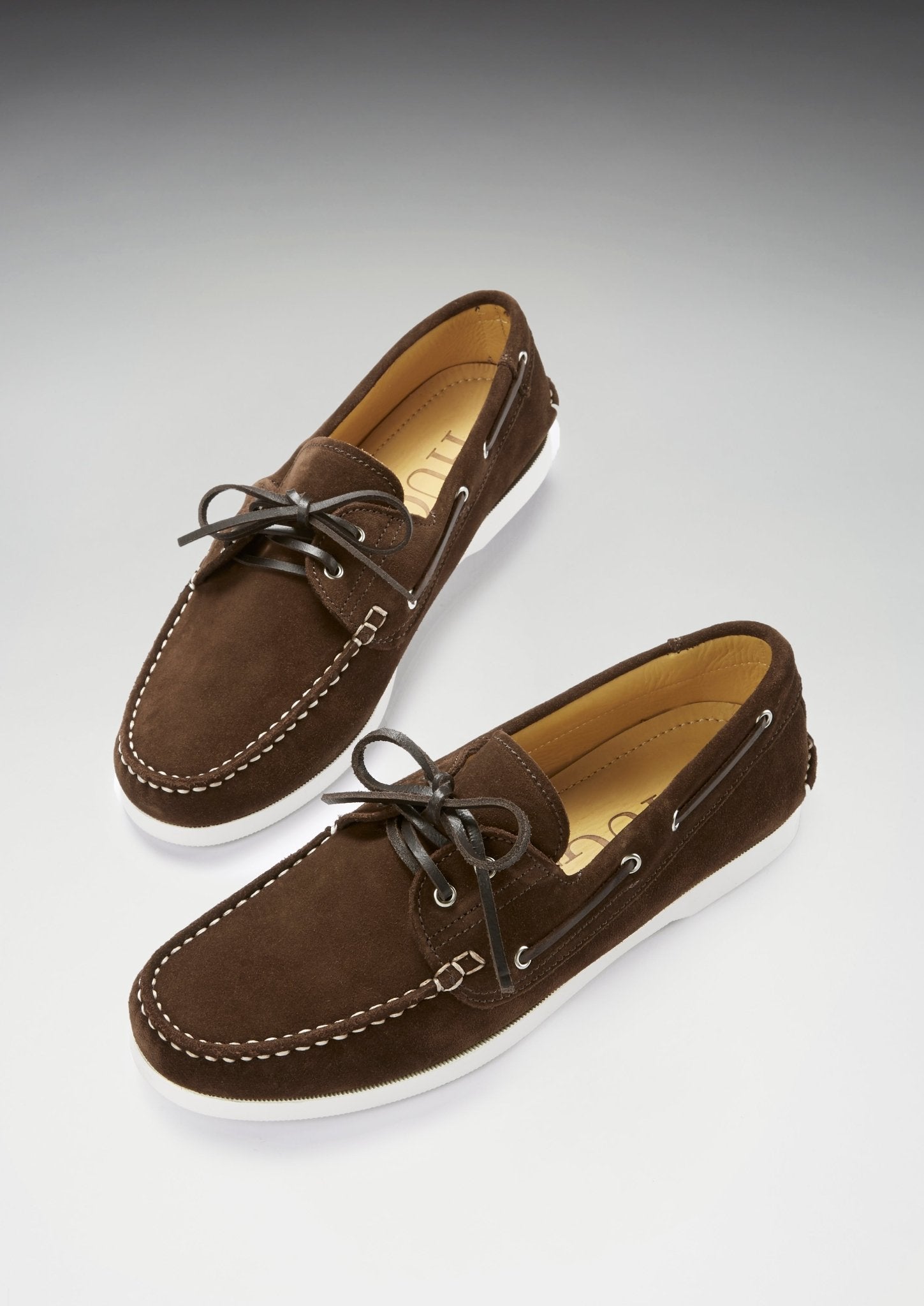 Deck Shoes, brown suede - Hugs & Co.