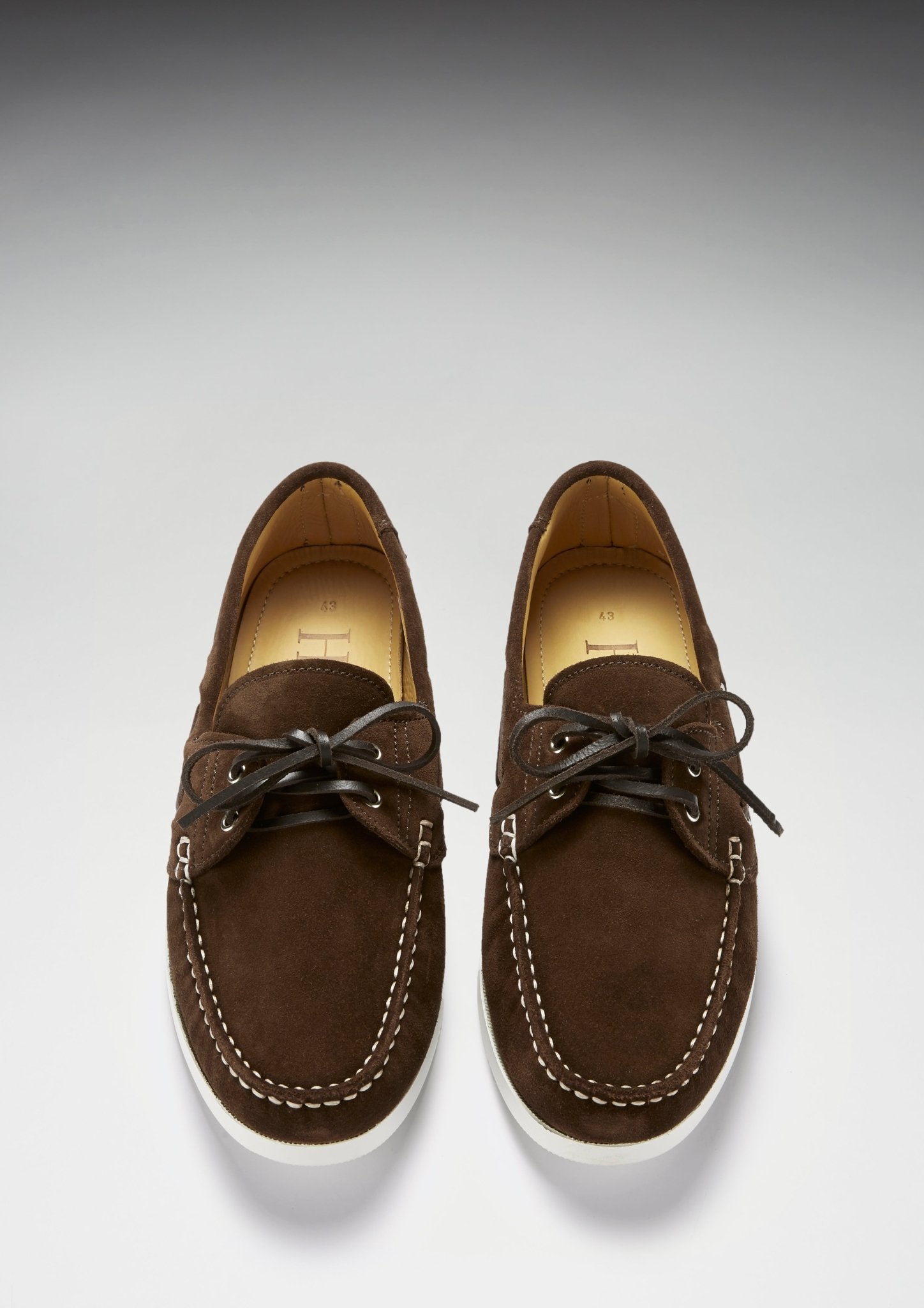 Deck Shoes, brown suede - Hugs & Co.