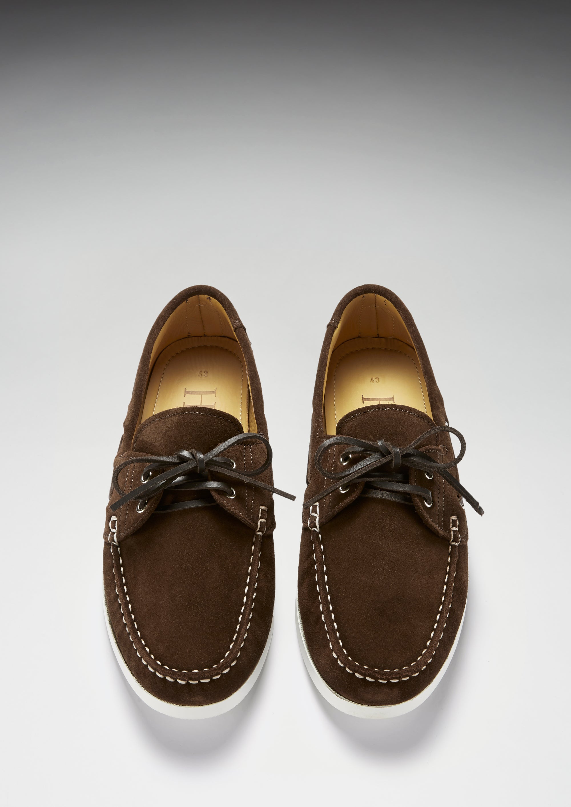 Deck Shoes, brown suede