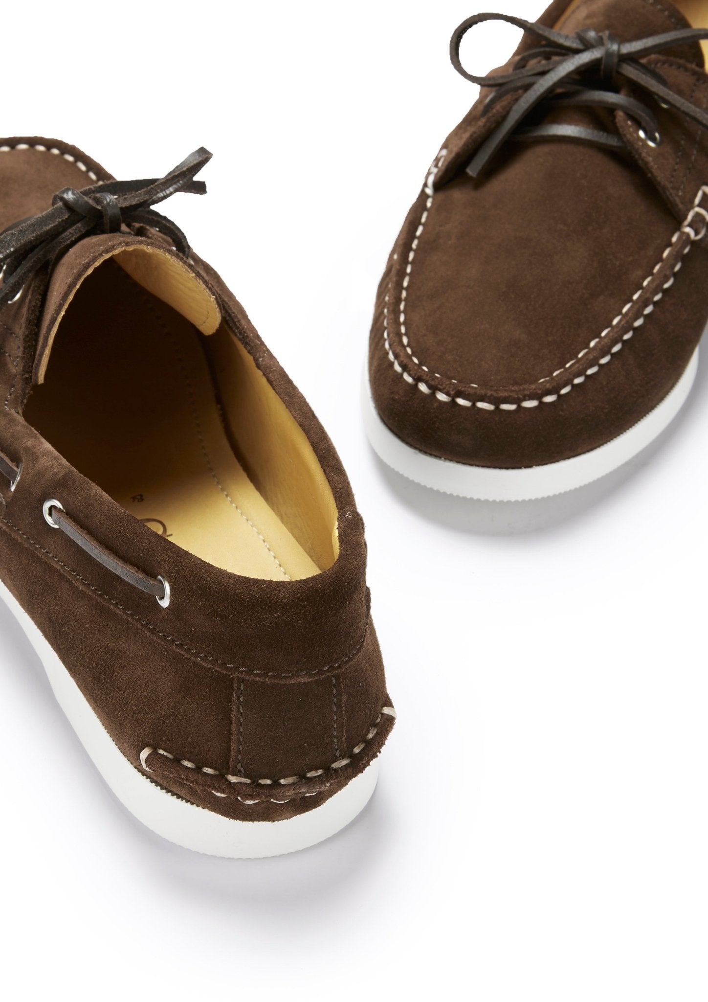 Deck Shoes, brown suede - Hugs & Co.