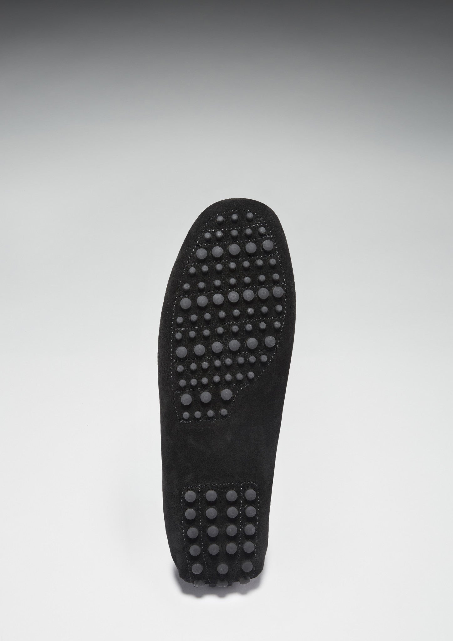 Laced Driving Loafers, Black Suede, Hugs & Co. Sole