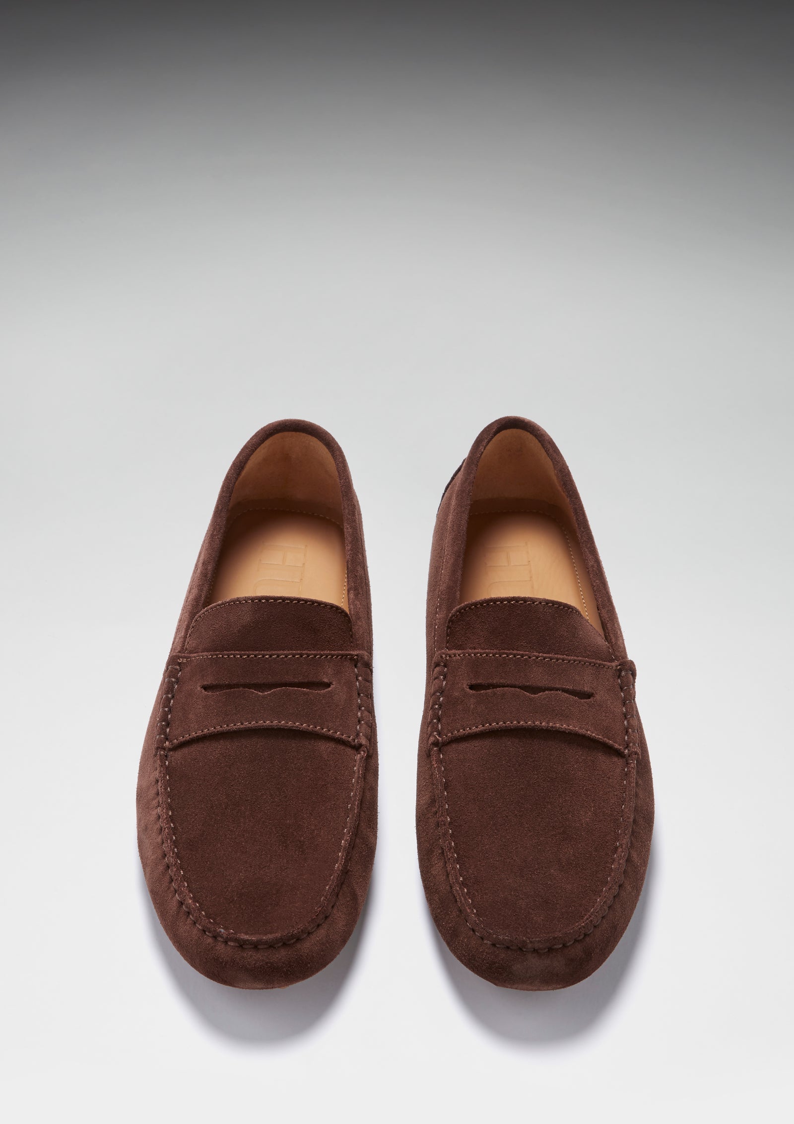 Penny Driving Loafer, braunes Wildleder
