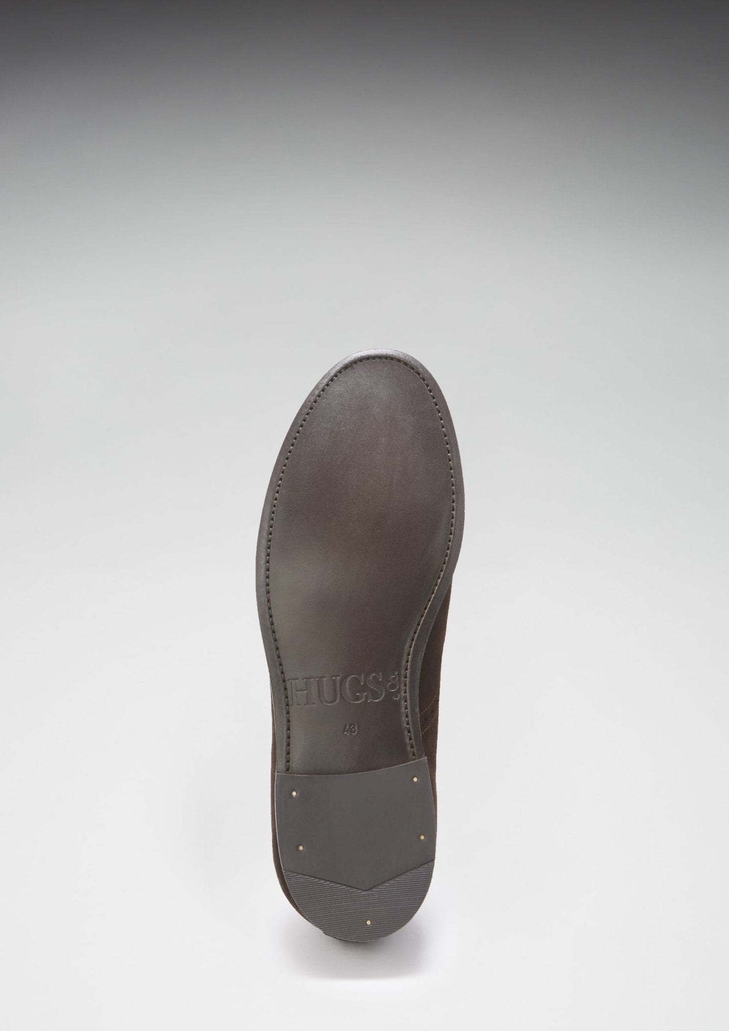 Brown Suede Tasselled Brogues, Welted Leather Sole - Hugs & Co.
