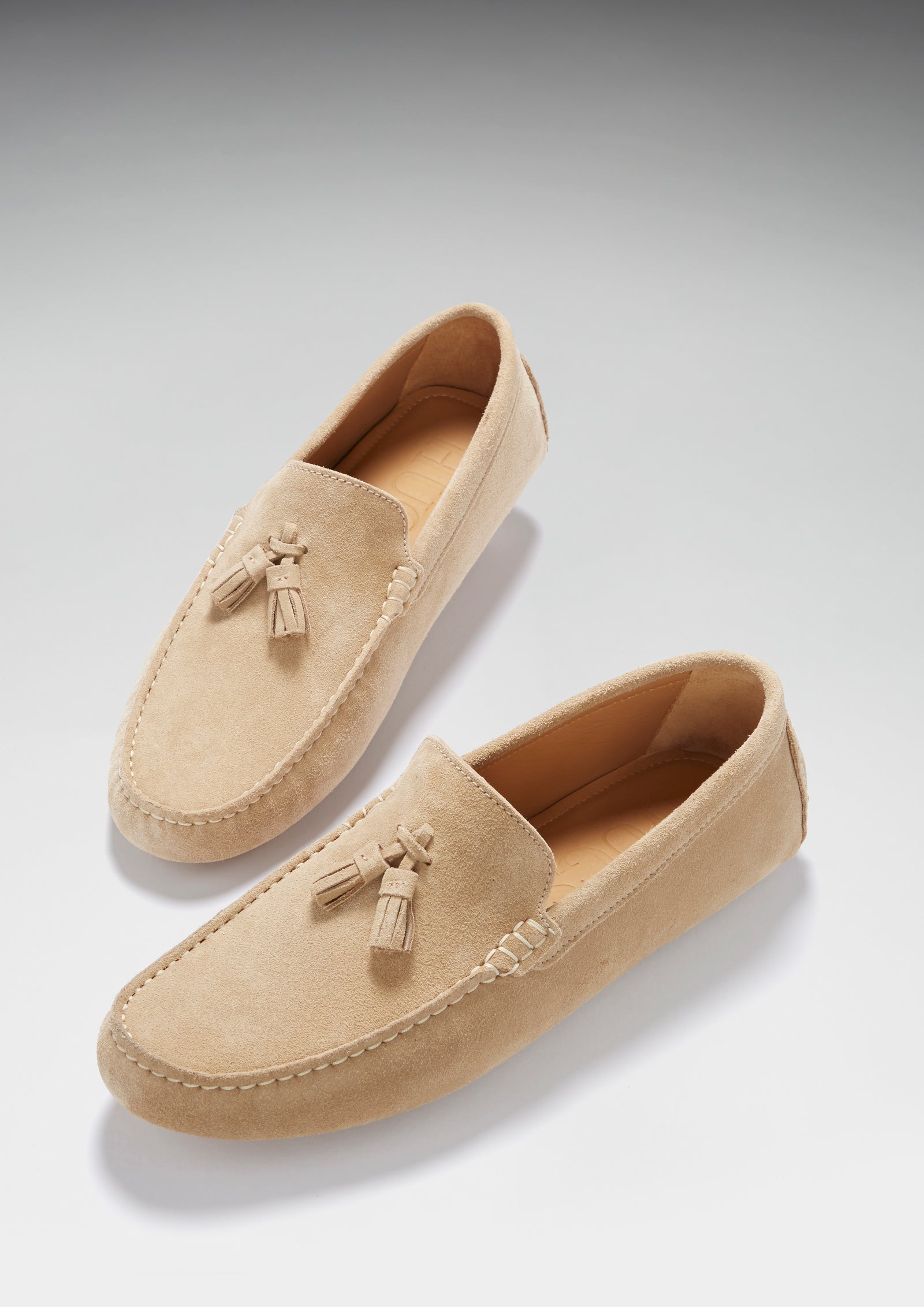 Driving Loafer Taupe Suede