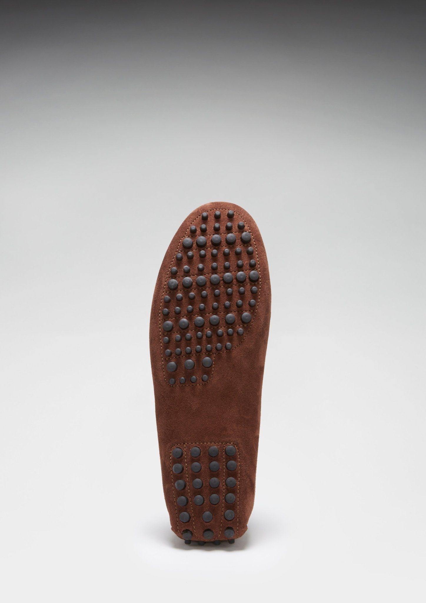 Tasselled Driving Loafers, mahogany brown suede - Hugs & Co.