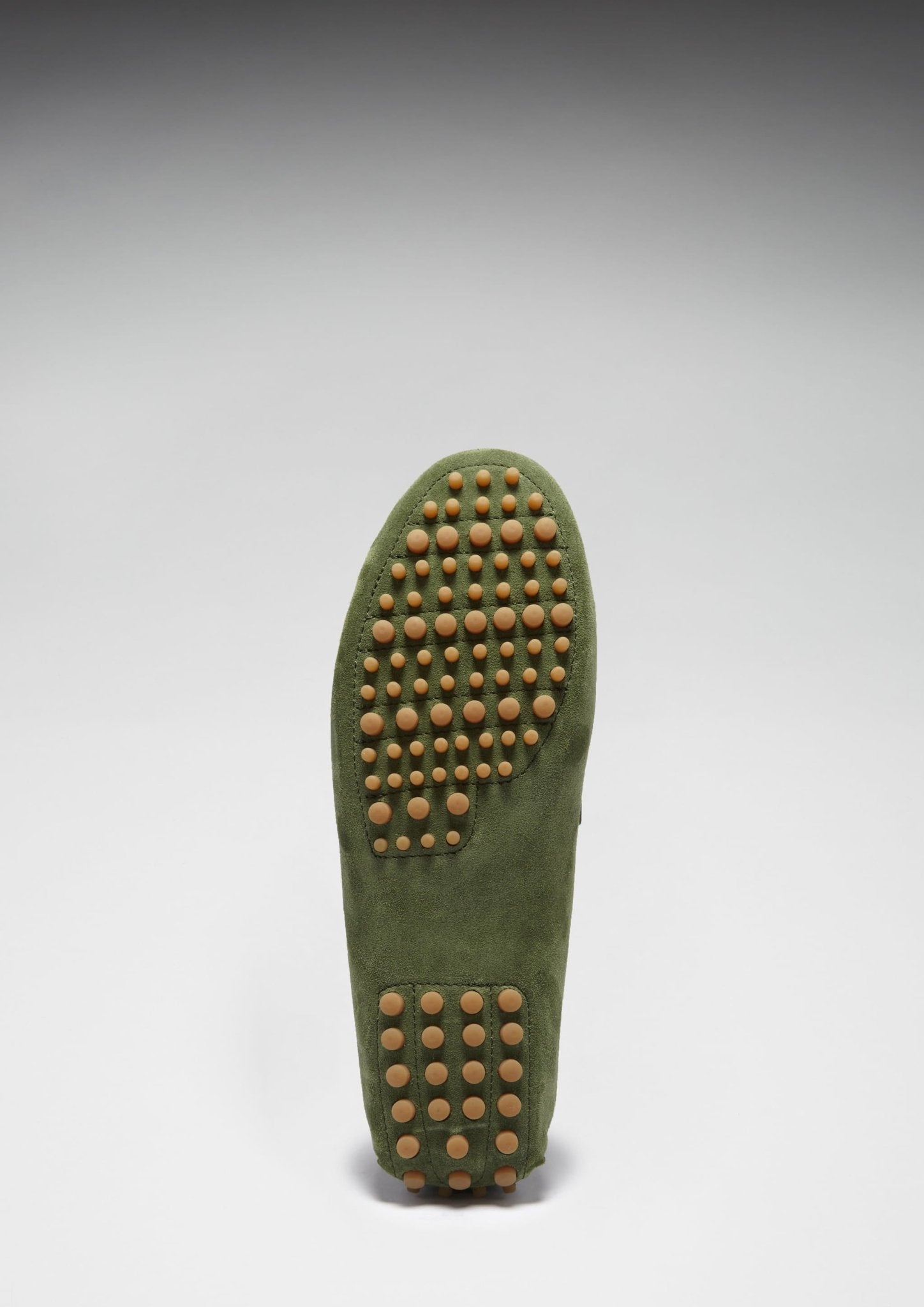 Sole, Tasselled Driving Loafers, safari green suede Hugs & Co.