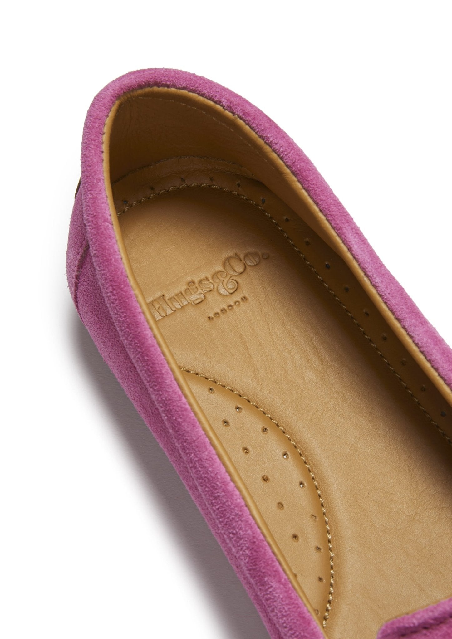 Women's Continental Espadrilles, candy pink suede - Hugs & Co.