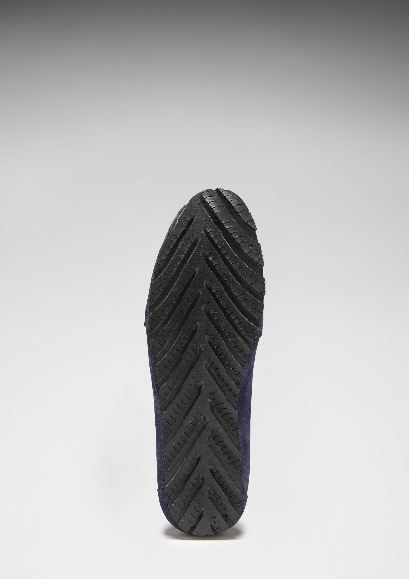 Upcycled Tyre Sole Espadrilles Navy Blue Suede