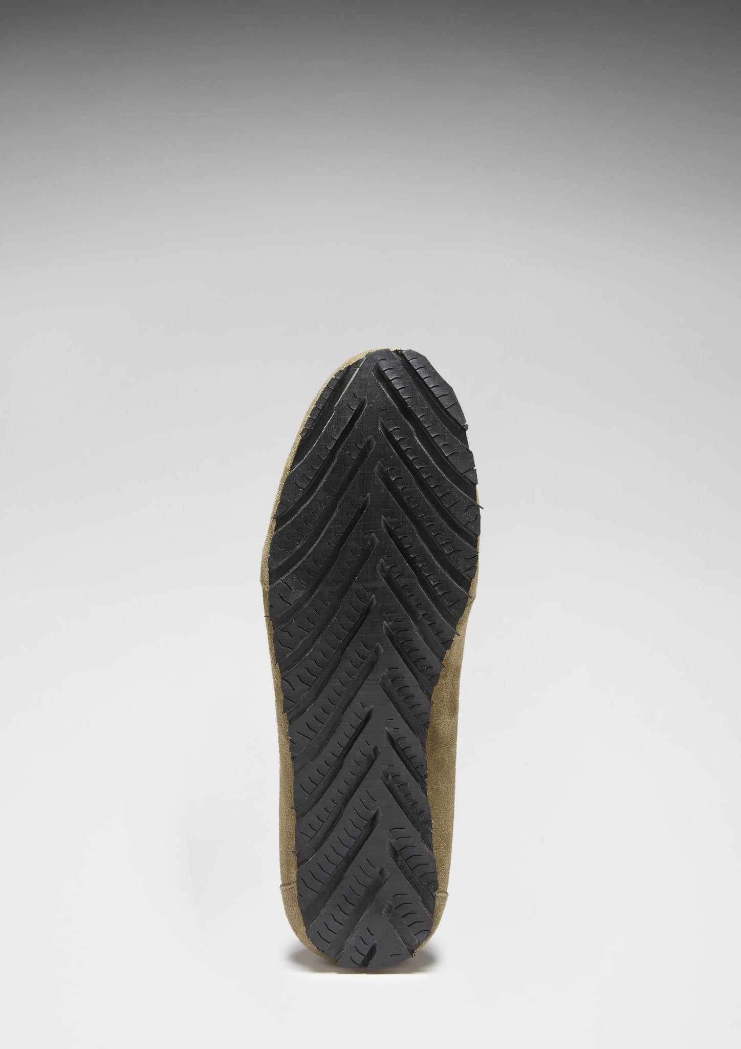 Tyre Sole Espadrille Truffle Green Suede