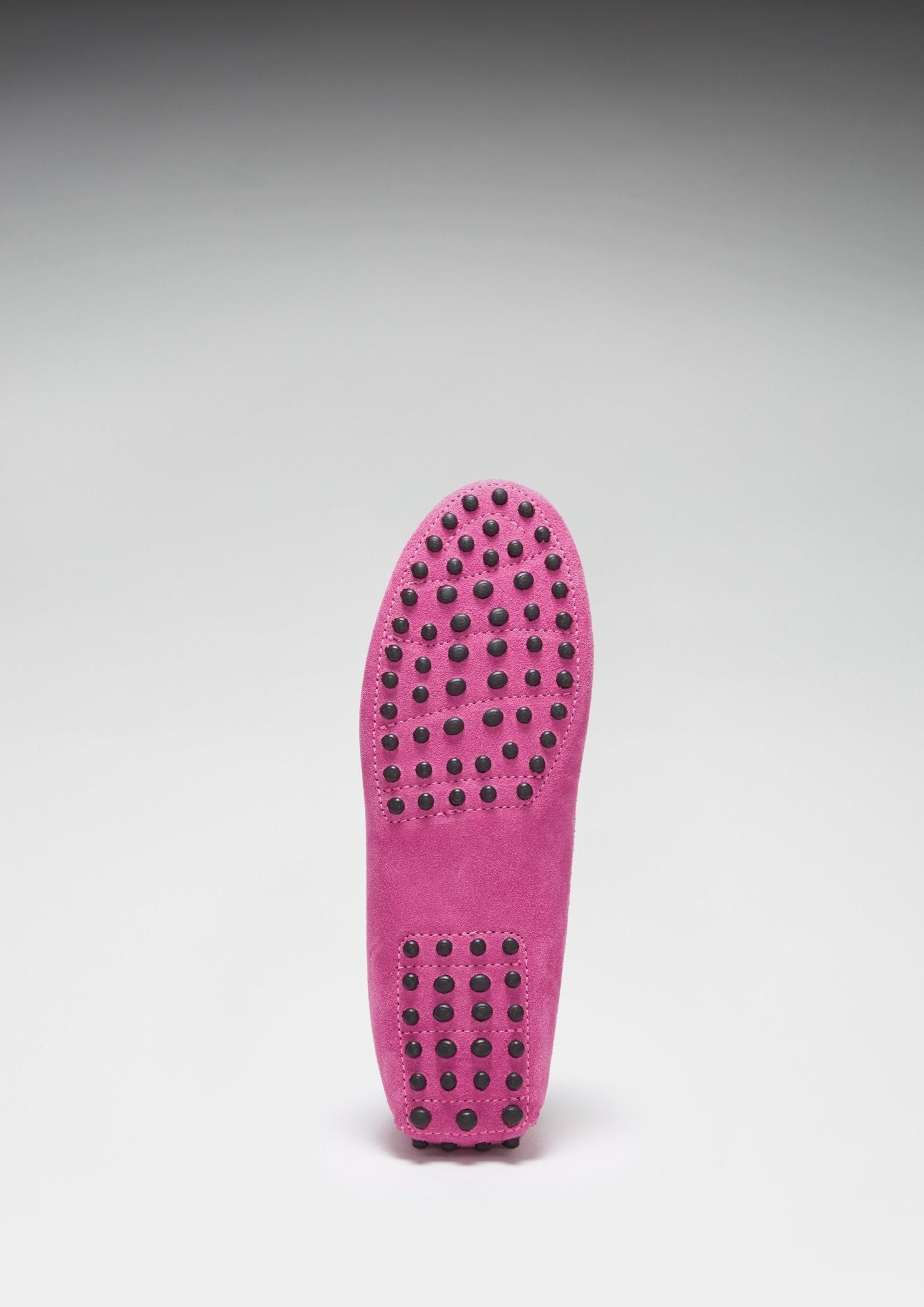 Women's Tasselled Driving Loafers, pink suede - Hugs & Co.