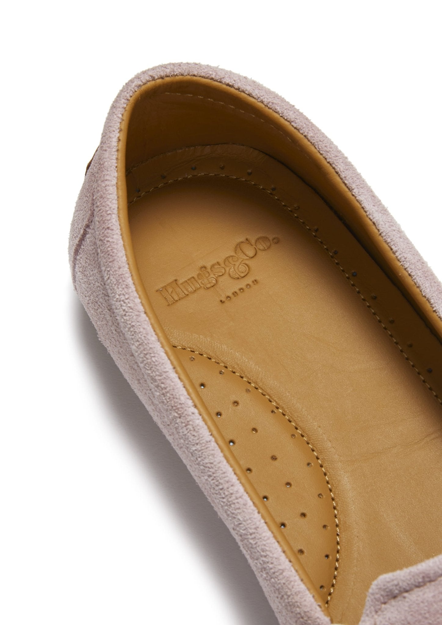 Women's Tasselled Espadrilles, powder pink suede - Hugs & Co.